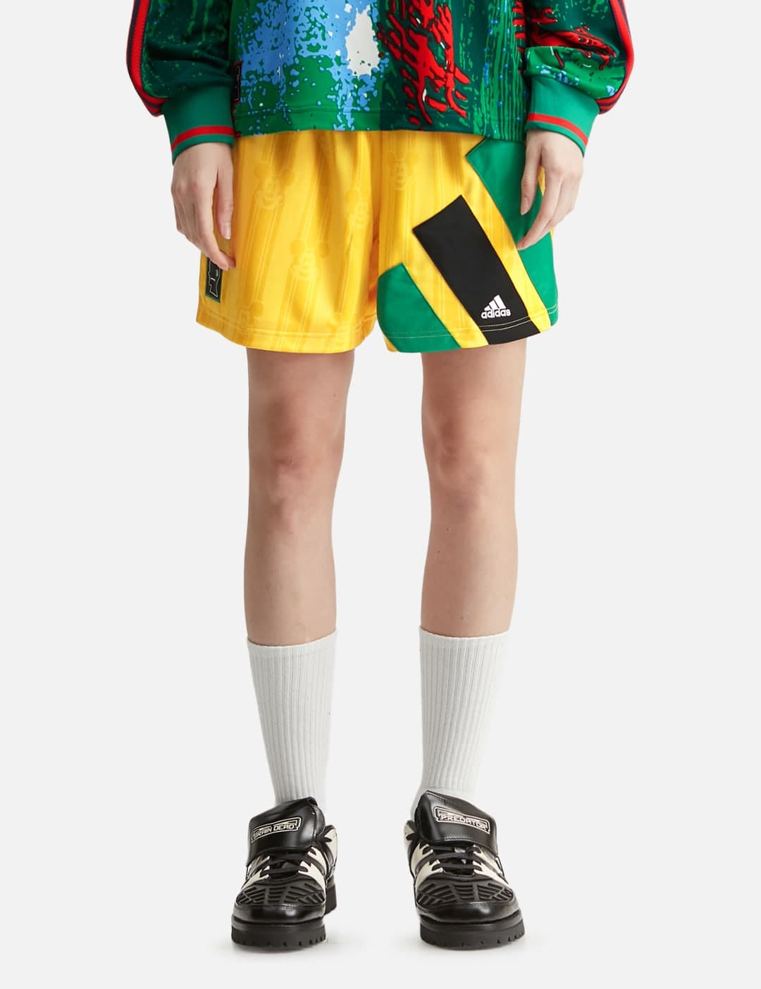 Brain Dead X Disney X Adidas Originals Soccer Shorts view 2