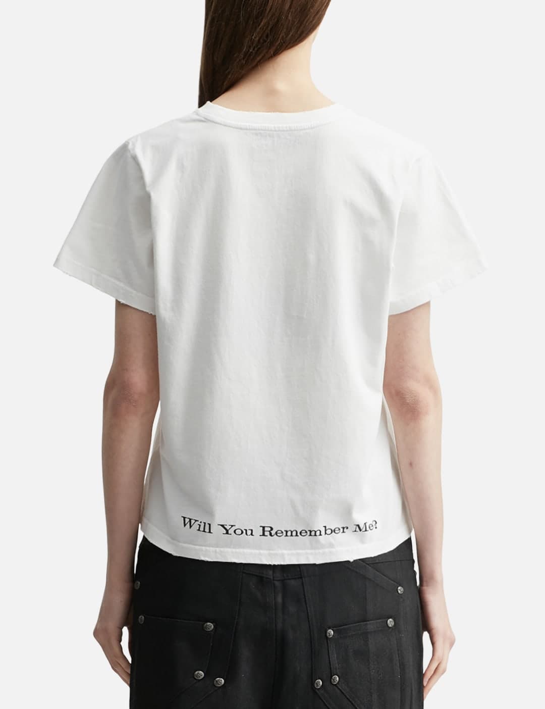 "Caspian" Ghost Fitted T-Shirt In White view 4