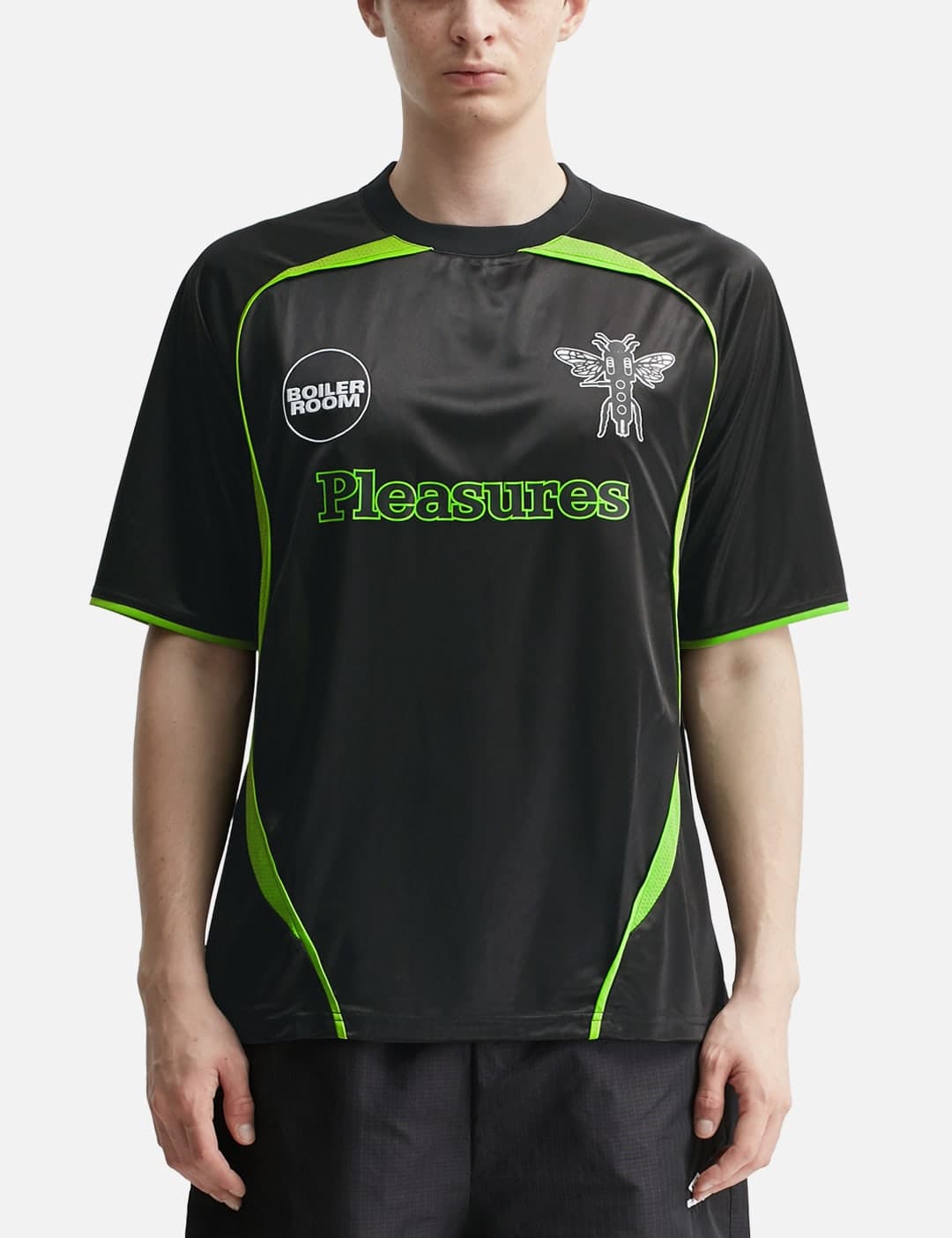 X Boiler Room Aqua Soccer Jersey view 4