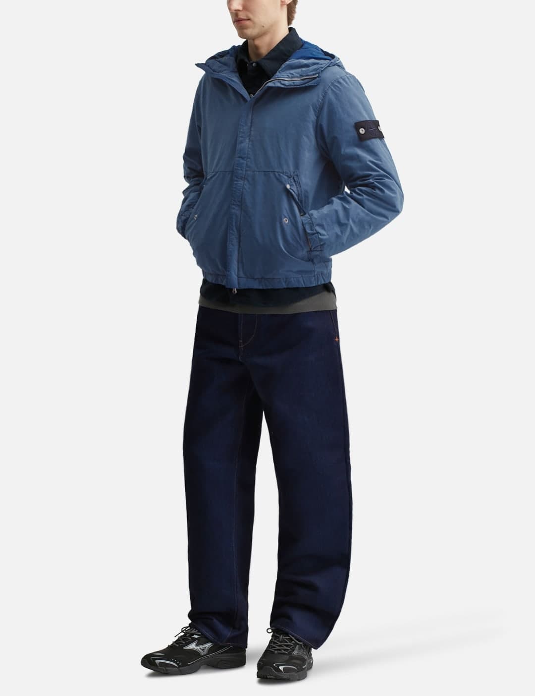 Indigo Denim-Rinsed Jeans view 5