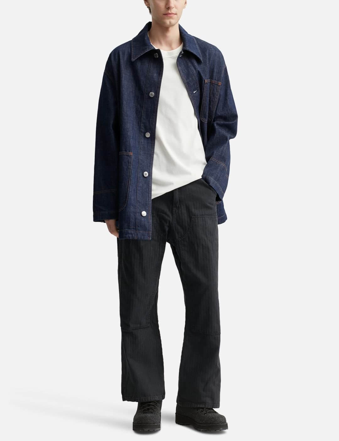 Worker Jacket With Ami Paris Heritage Label view 5