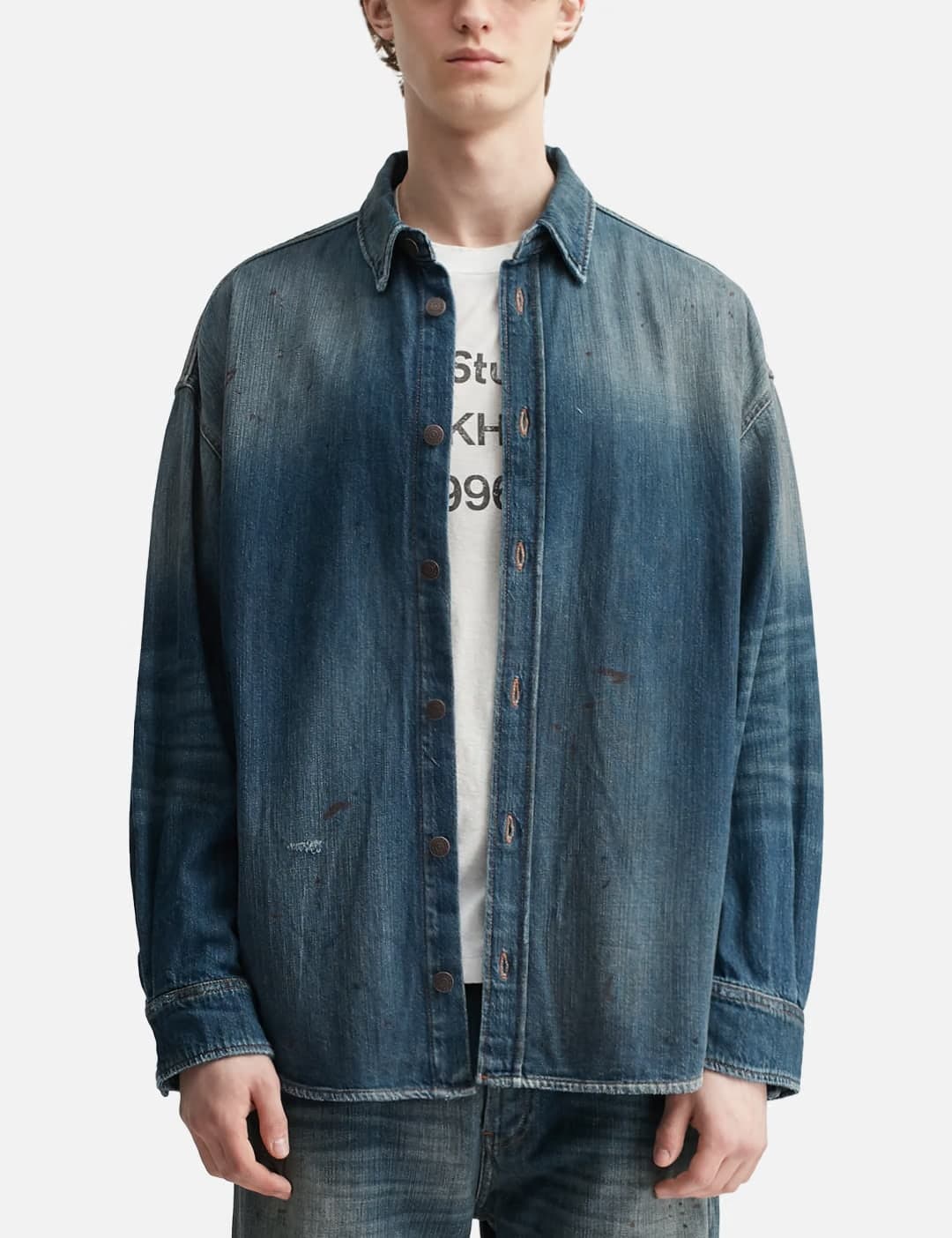 Denim Long Sleeve Shirts view 3