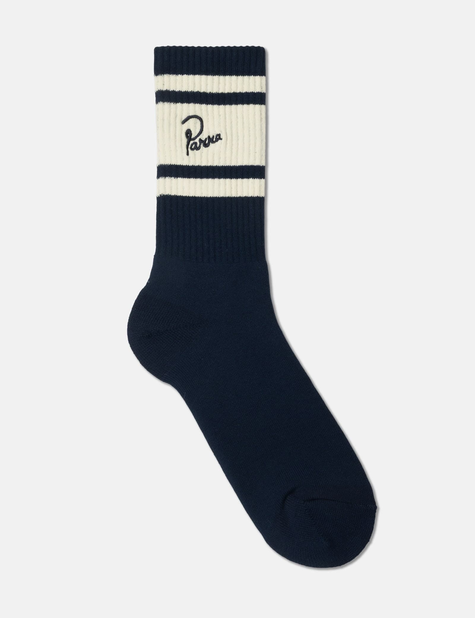 Signature Striped Crew Socks view 3