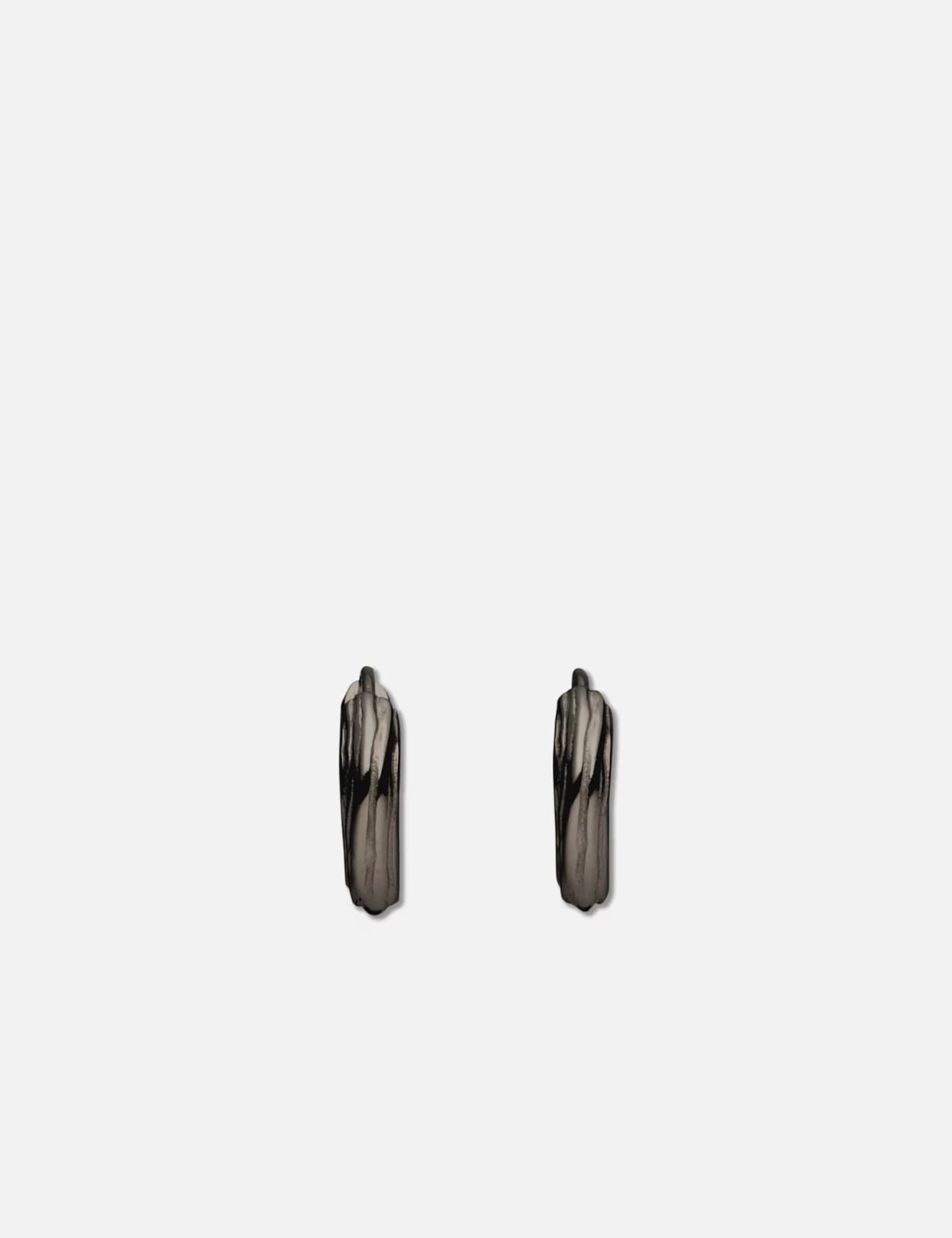 Woody Hoop Earrings — view 1