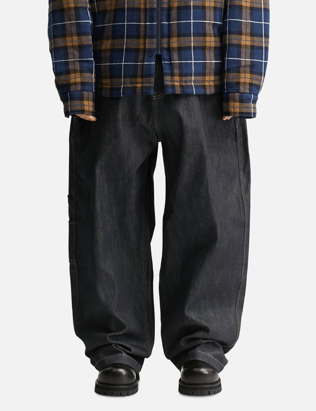 Retro Baggy Denim Pants view 3