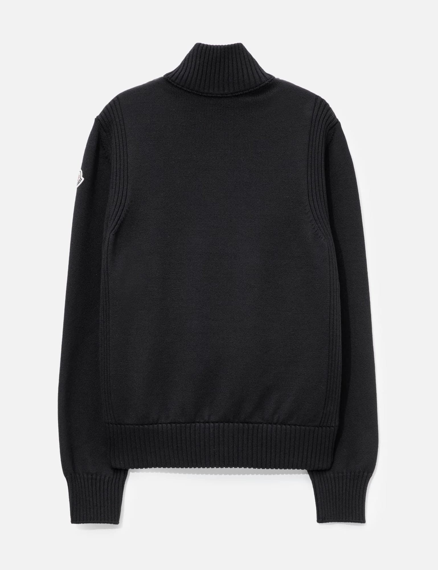 Padded Wool Zip-Up Cardigan view 1