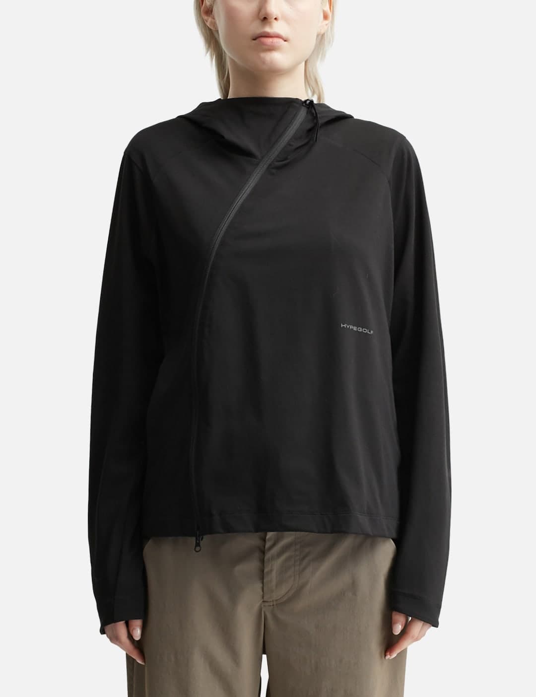 X POST ARCHIVE FACTION (PAF) Slim Zip Up Hoodie view 4