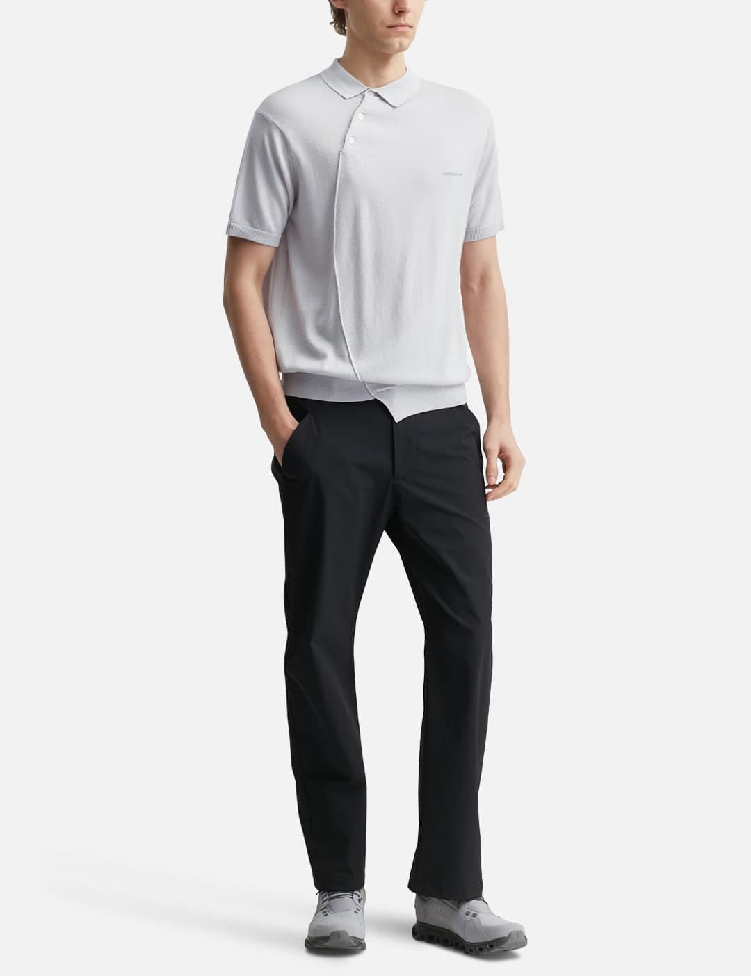 X POST ARCHIVE FACTION (PAF) Knit S/S Polo view 6