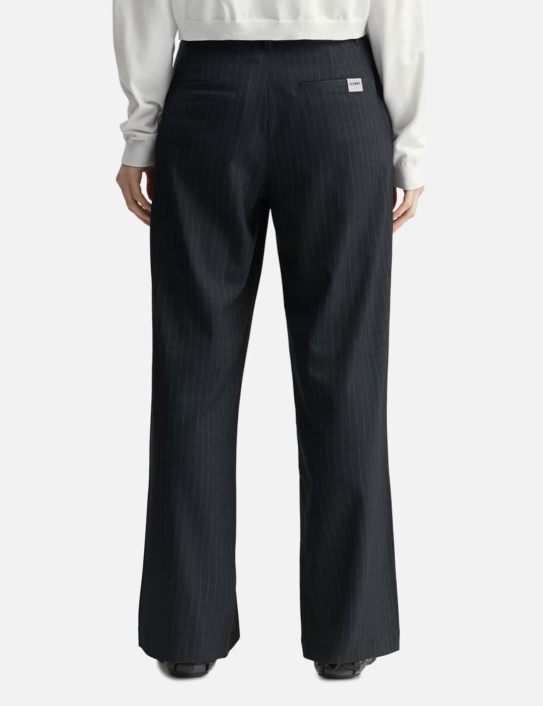 G Gentle Wide Leg Pinstripe Pants view 4