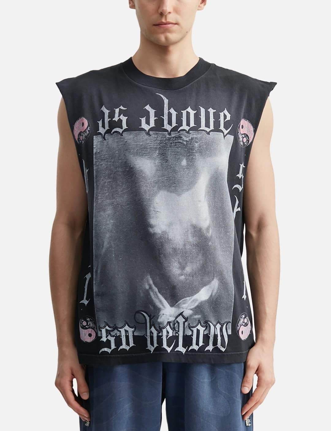 As Above So Below Muscle Tee view 3