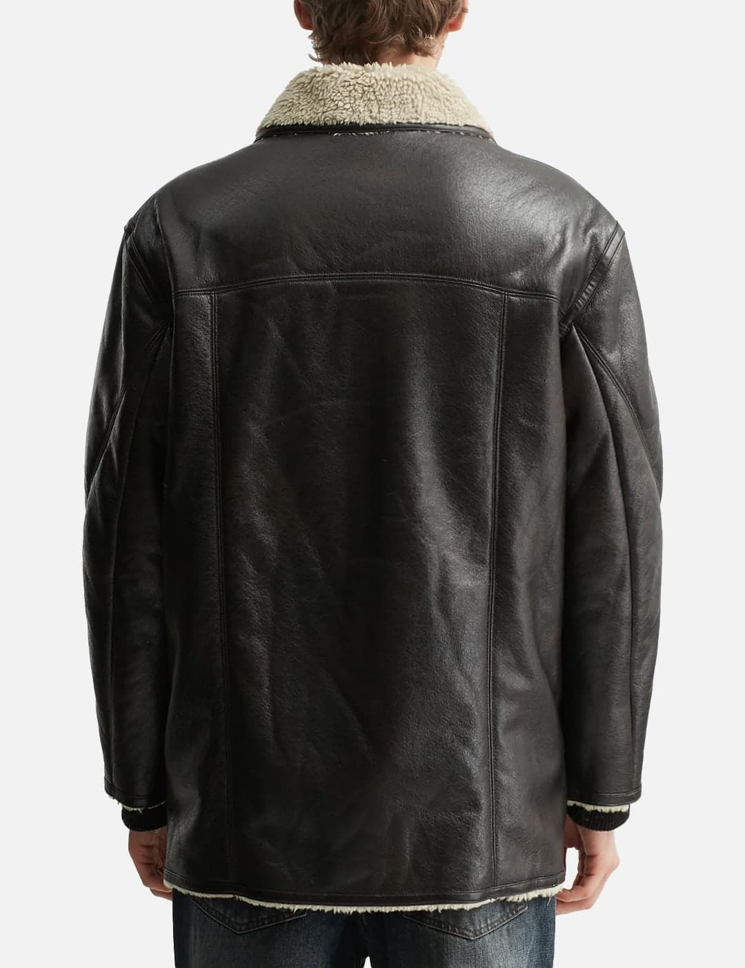 Reversible Fake Shearling Coat view 6