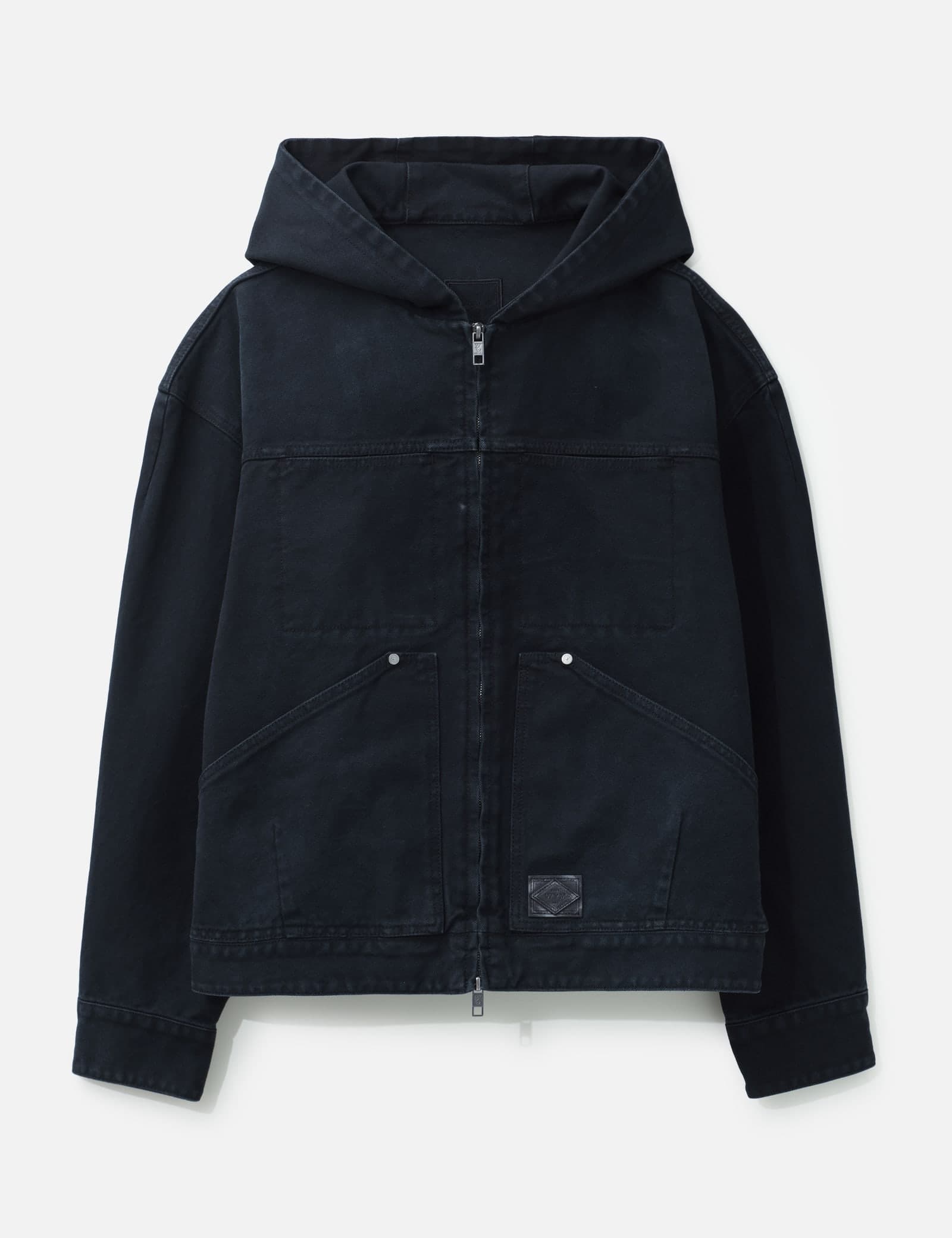 Hood Dyed Denim Jacket