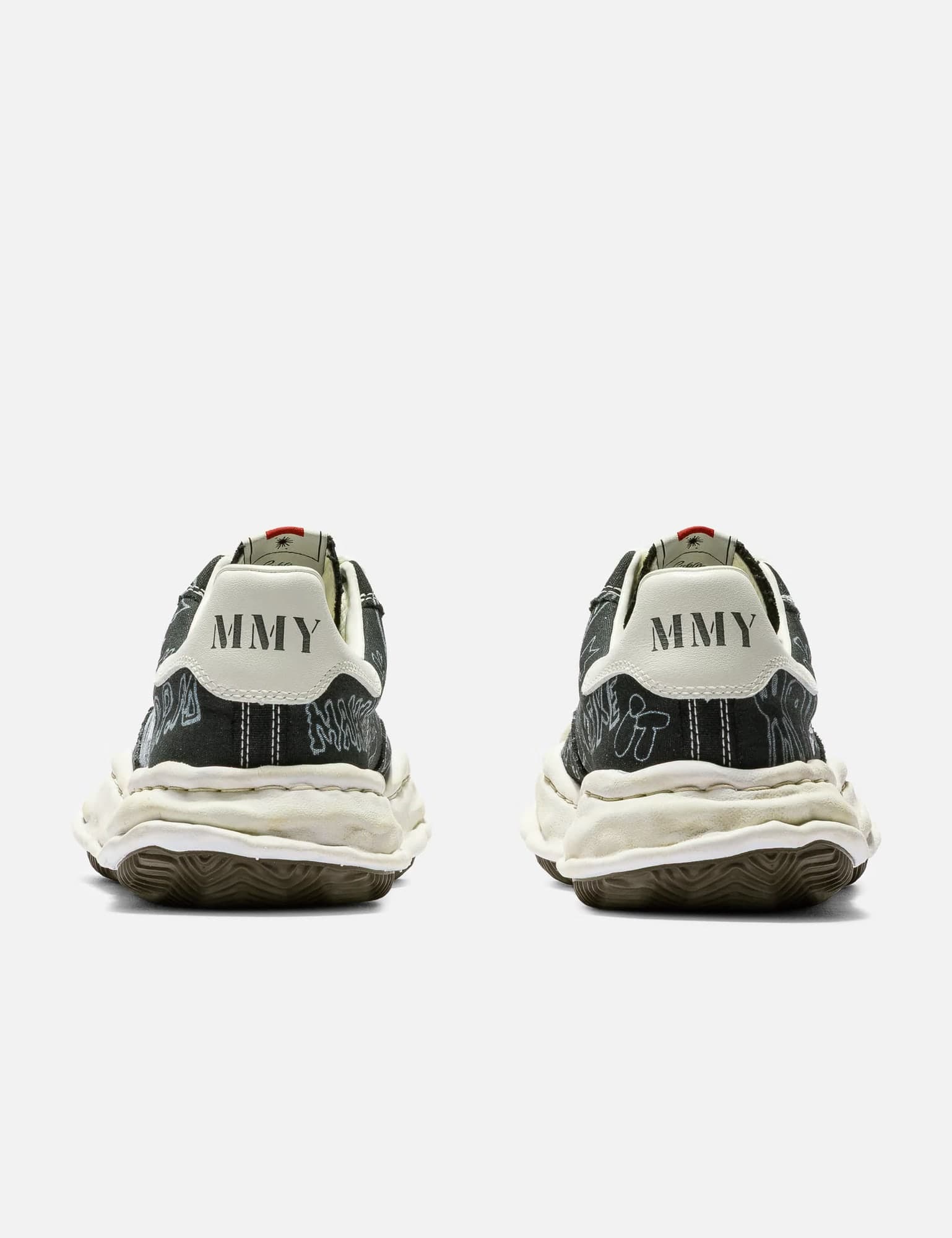 "BLAKEY" OG Sole Graffiti Printed Canvas Low Top Sneaker view 3