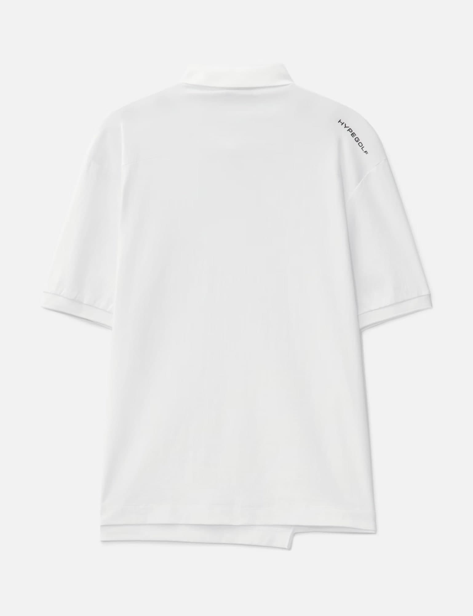 X POST ARCHIVE FACTION (PAF) Diagonal Polo T-Shirt view 1