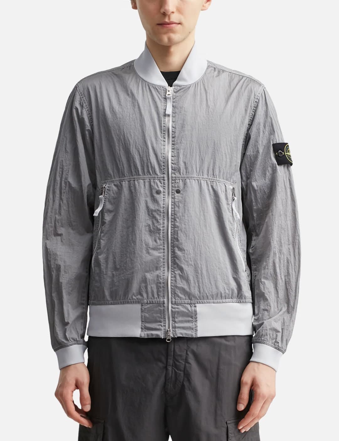 Nylon Metal Bomber Jacket view 2