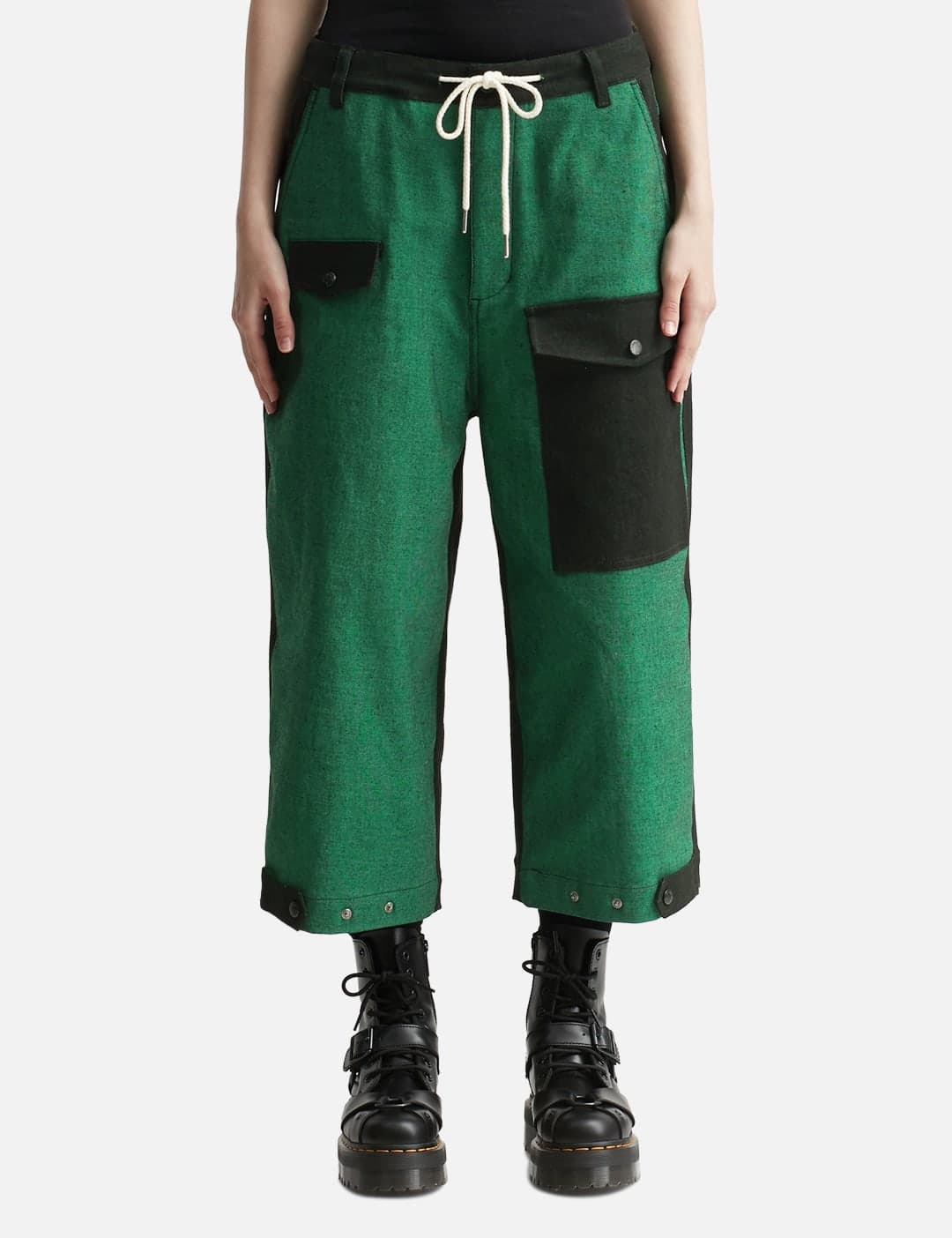Unisex Two Tone Wide Leg Pants view 6