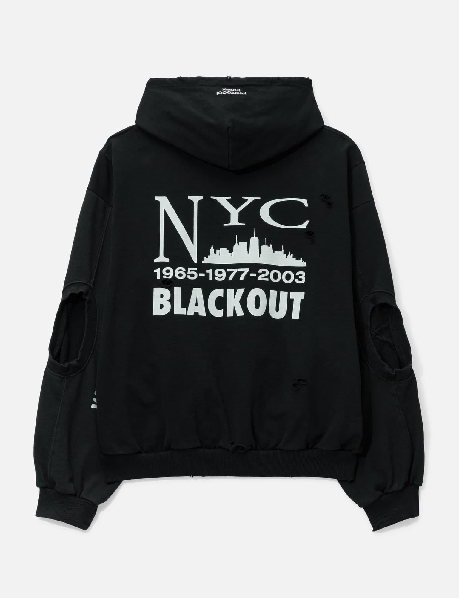 Reconstructed Sweatshirts Zip Hoodie view 2