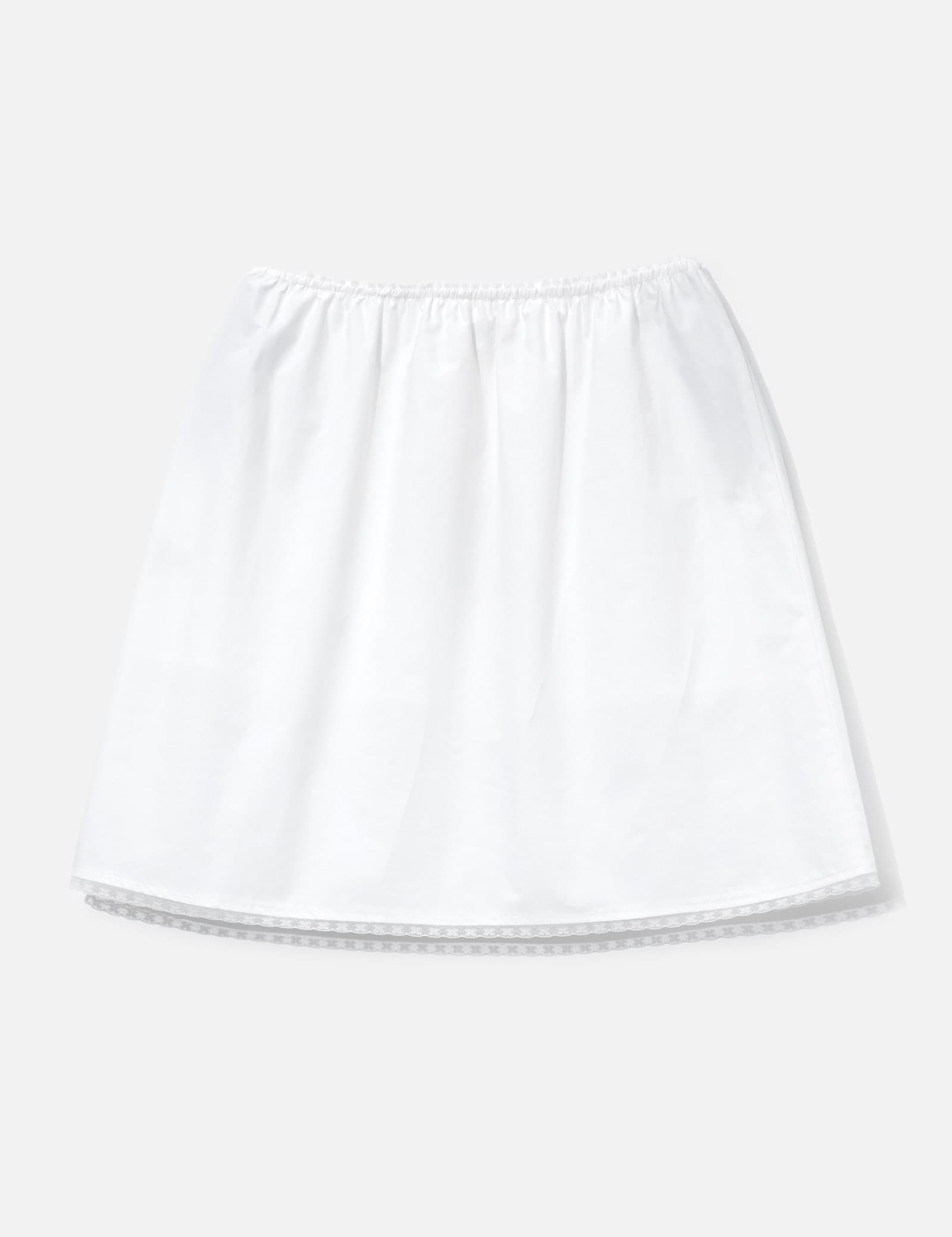 G Classic Lace-Up Midi Skirt
