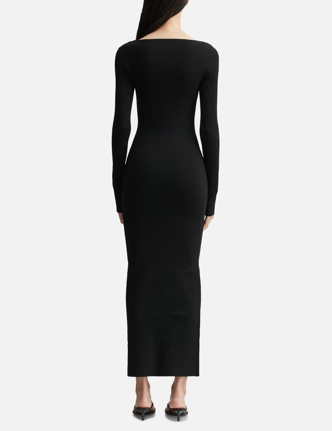 Boat Neck Midi Dress view 3