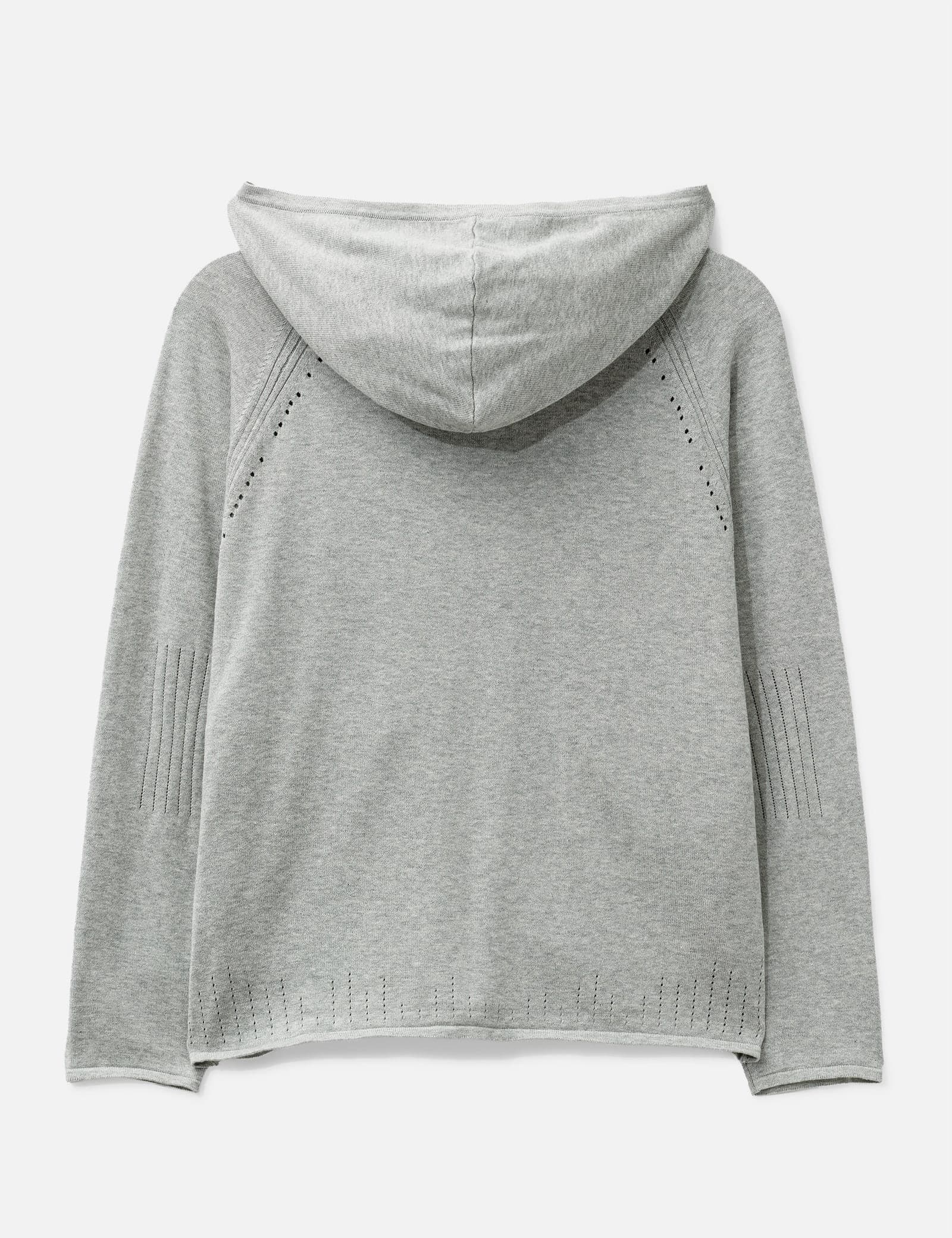 Knit Zip-Up Hoodie