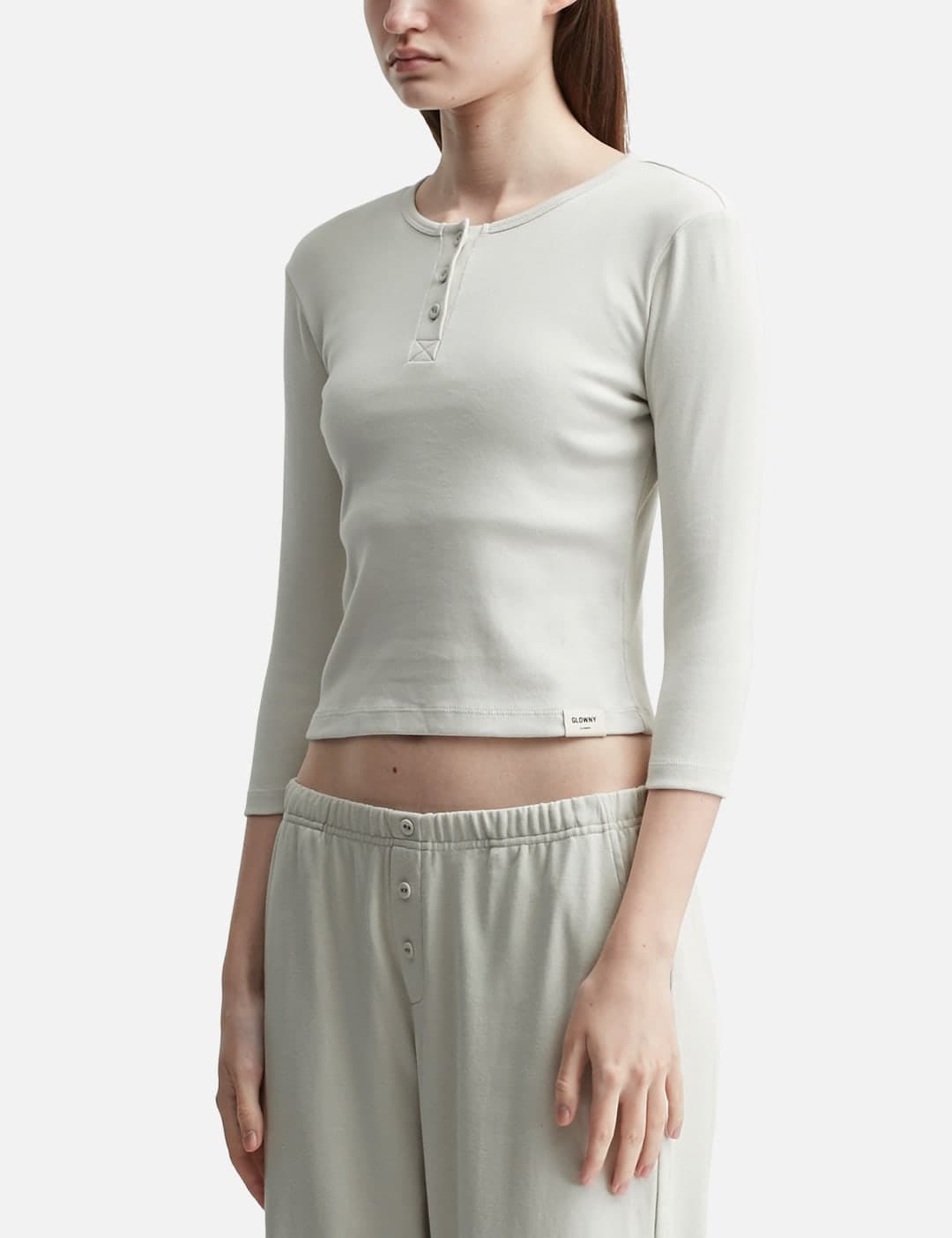 3/4 Button Fly T-Shirt view 2