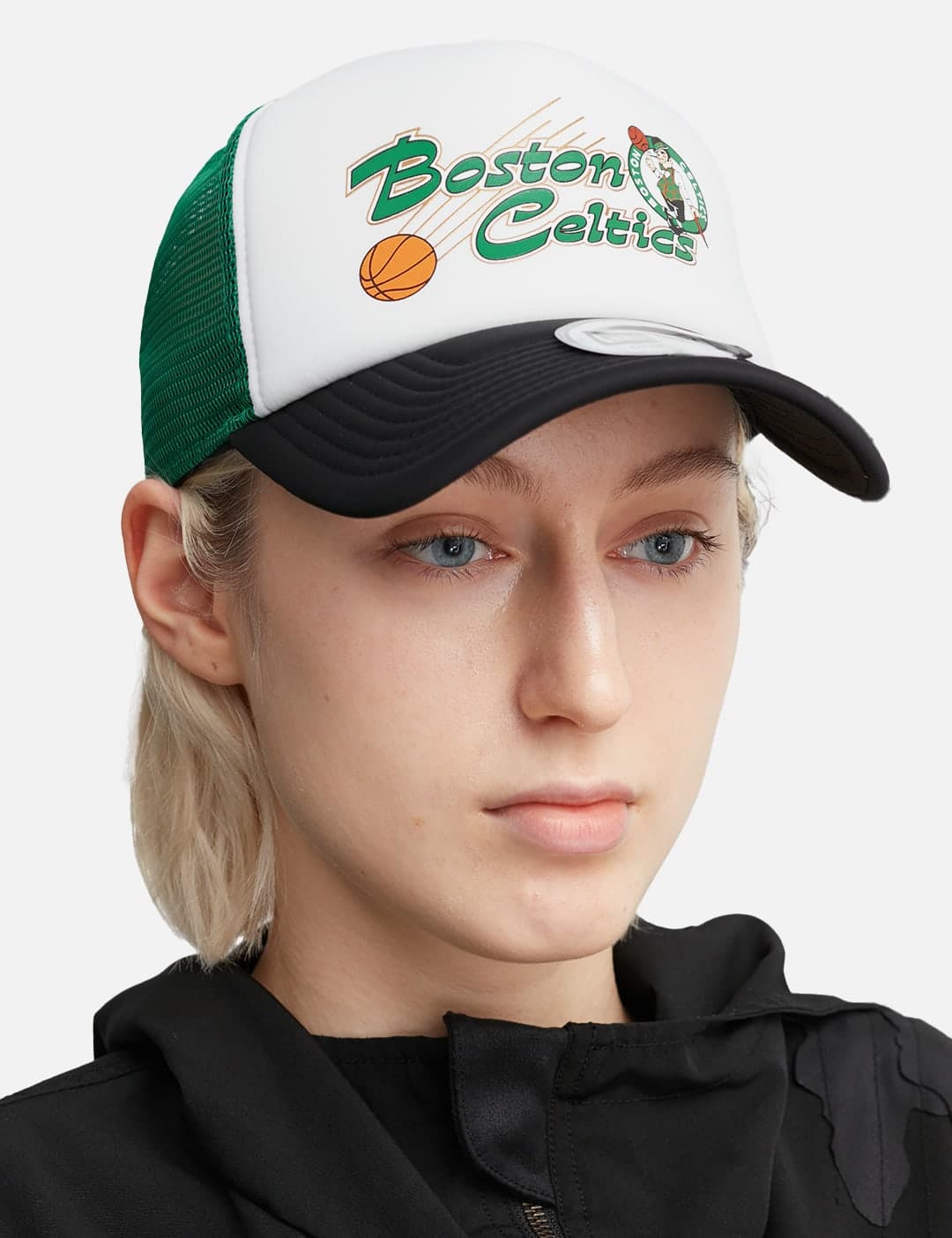 Boston Celtics NBA Graphic Trucker Cap — view 1