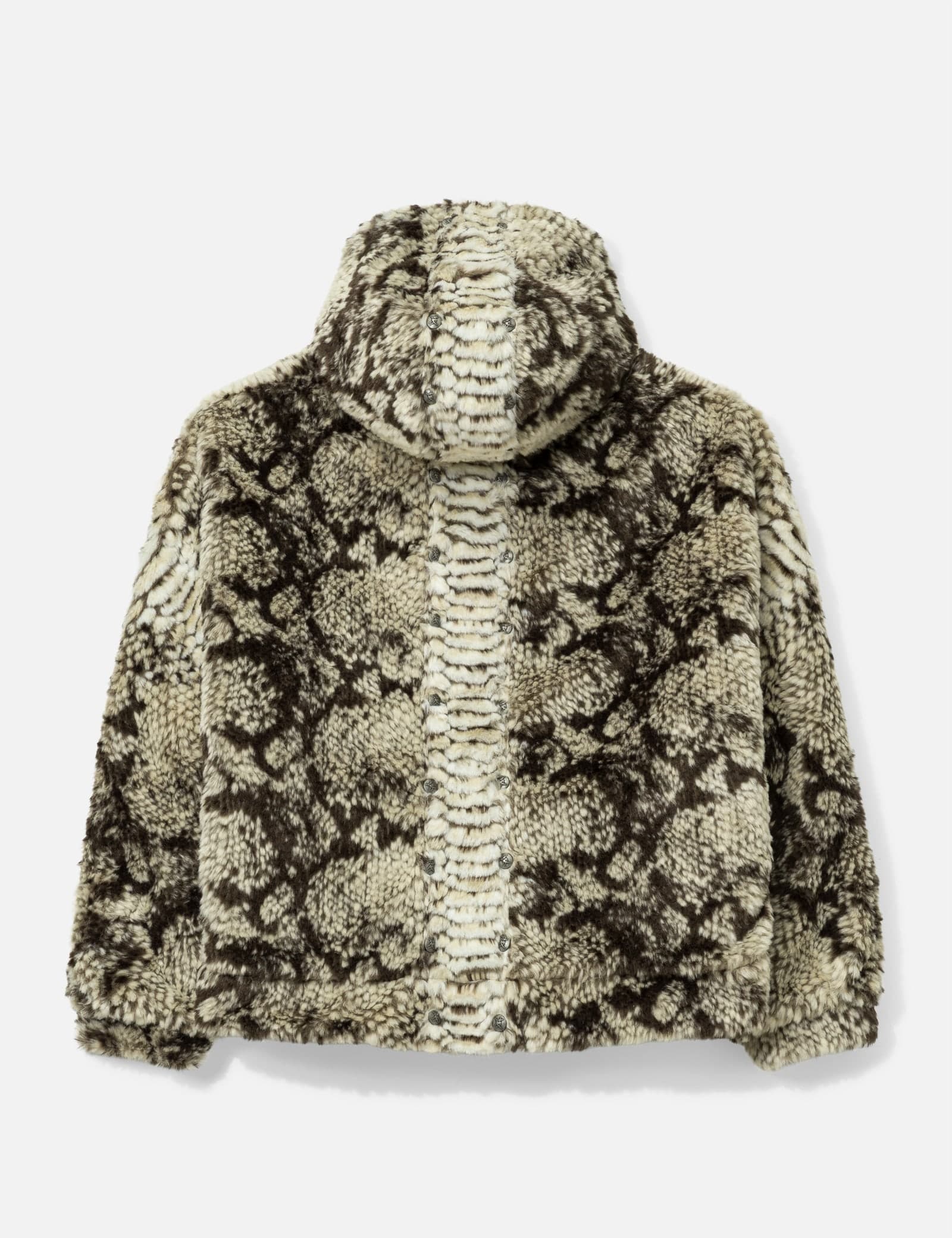 Snakes Jacket 2.0 Faux Fur Jacket With Hood view 2