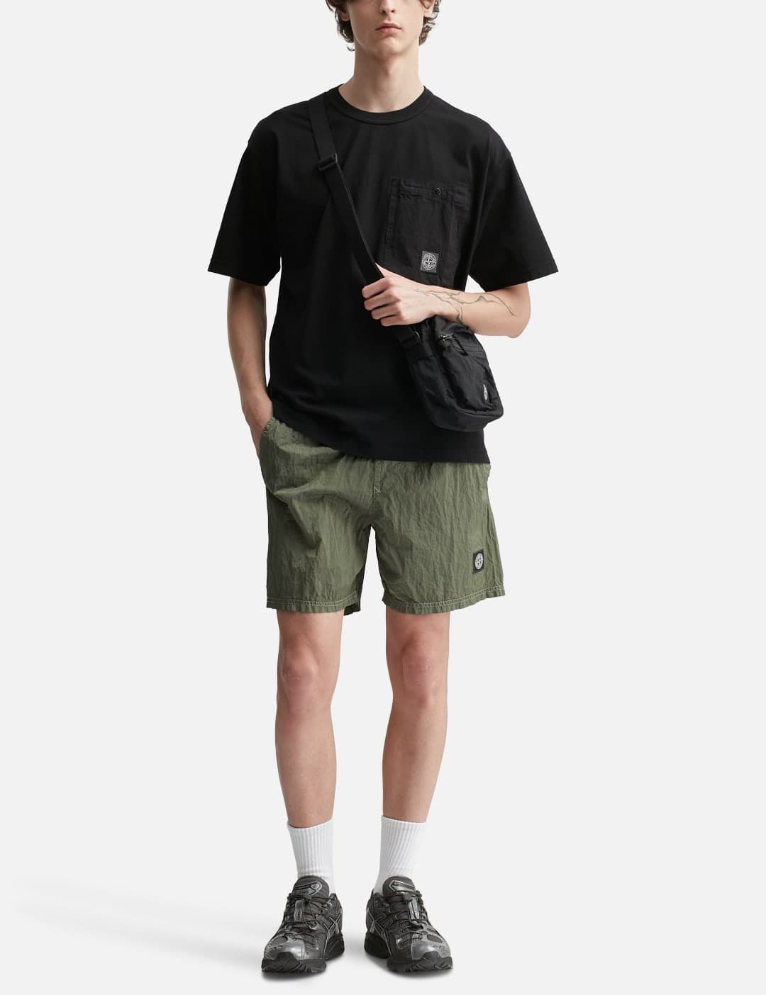 Nylon Metal In Econyl® Swim Shorts view 5