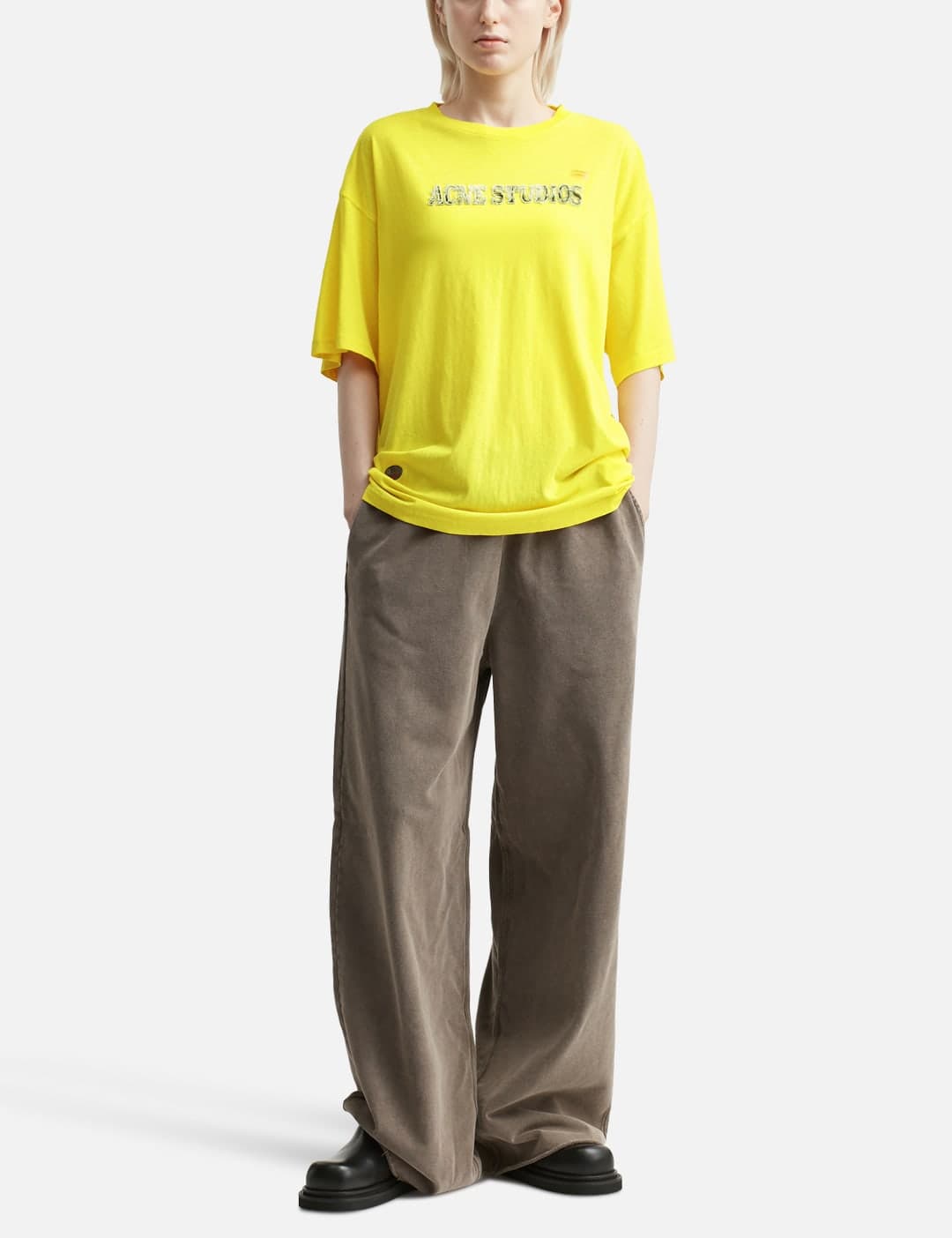 Logo T-Shirt - Bright Yellow view 4