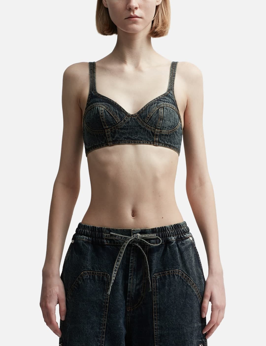 DENIM BRALETTE
