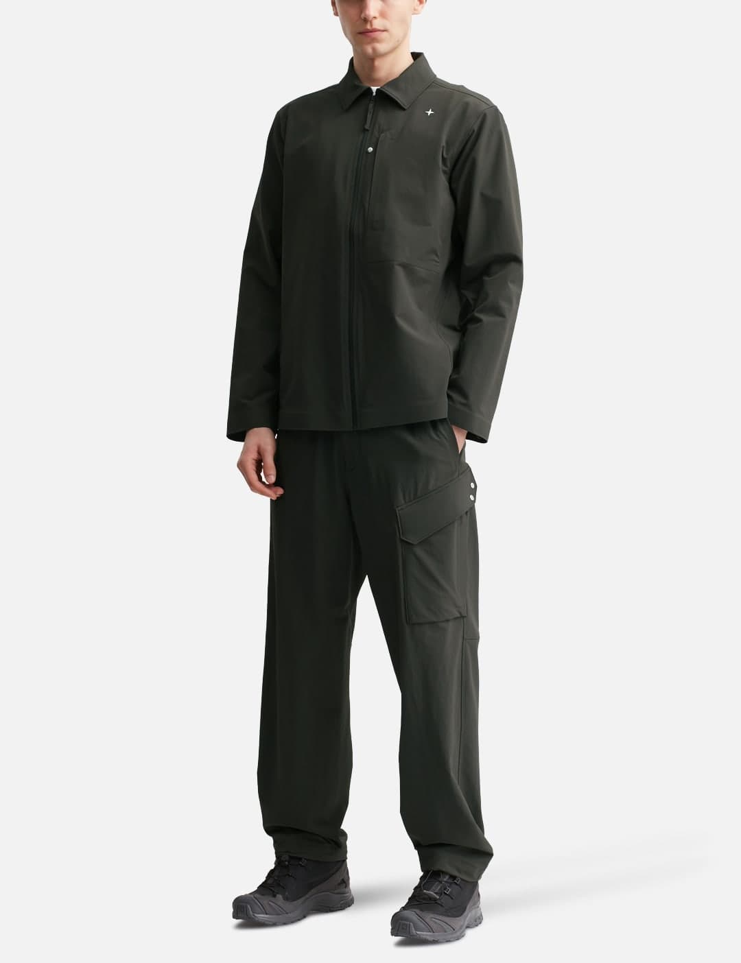 Textured Stretch Nylon Stellina Overshirt view 3