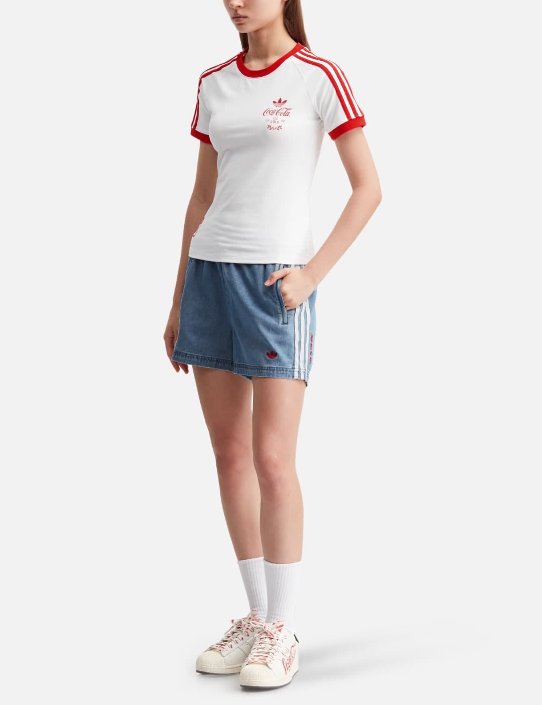 X Coca-Cola 3-Stripes Tee view 3