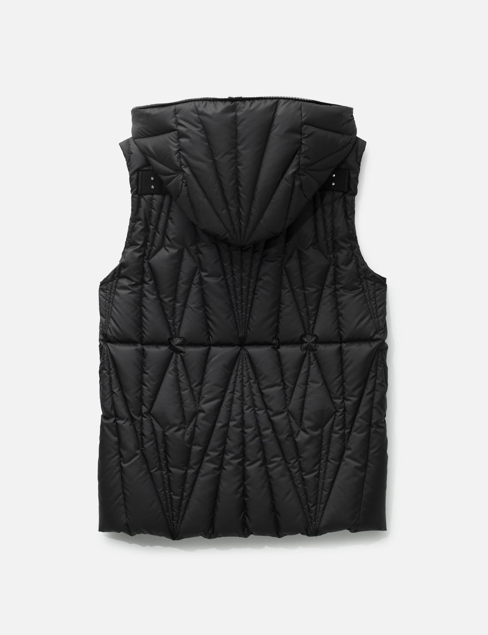Moncler + Rick Owens Geocamo Ziplock Hooded Down Gilet view 2
