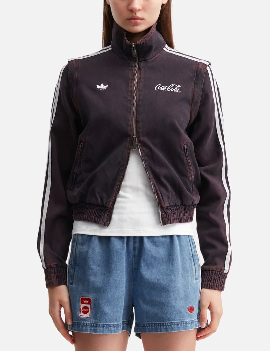 X Coca-Cola Firebird Reg Denim Track Top view 3
