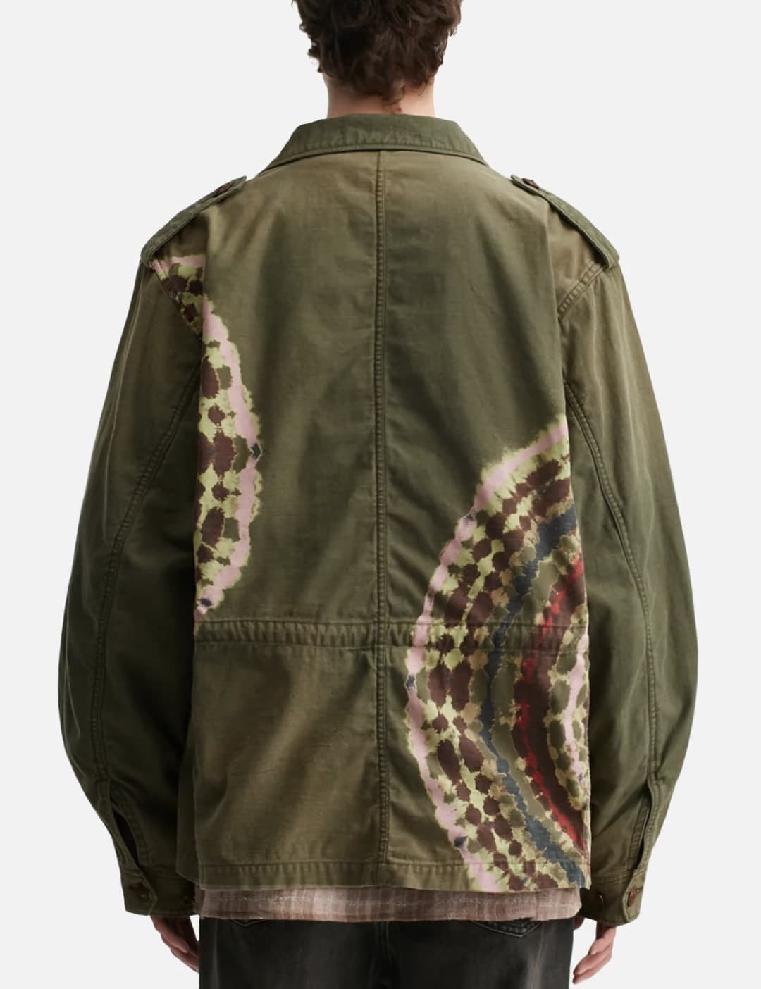 Tie-Dye Military Jacket view 4