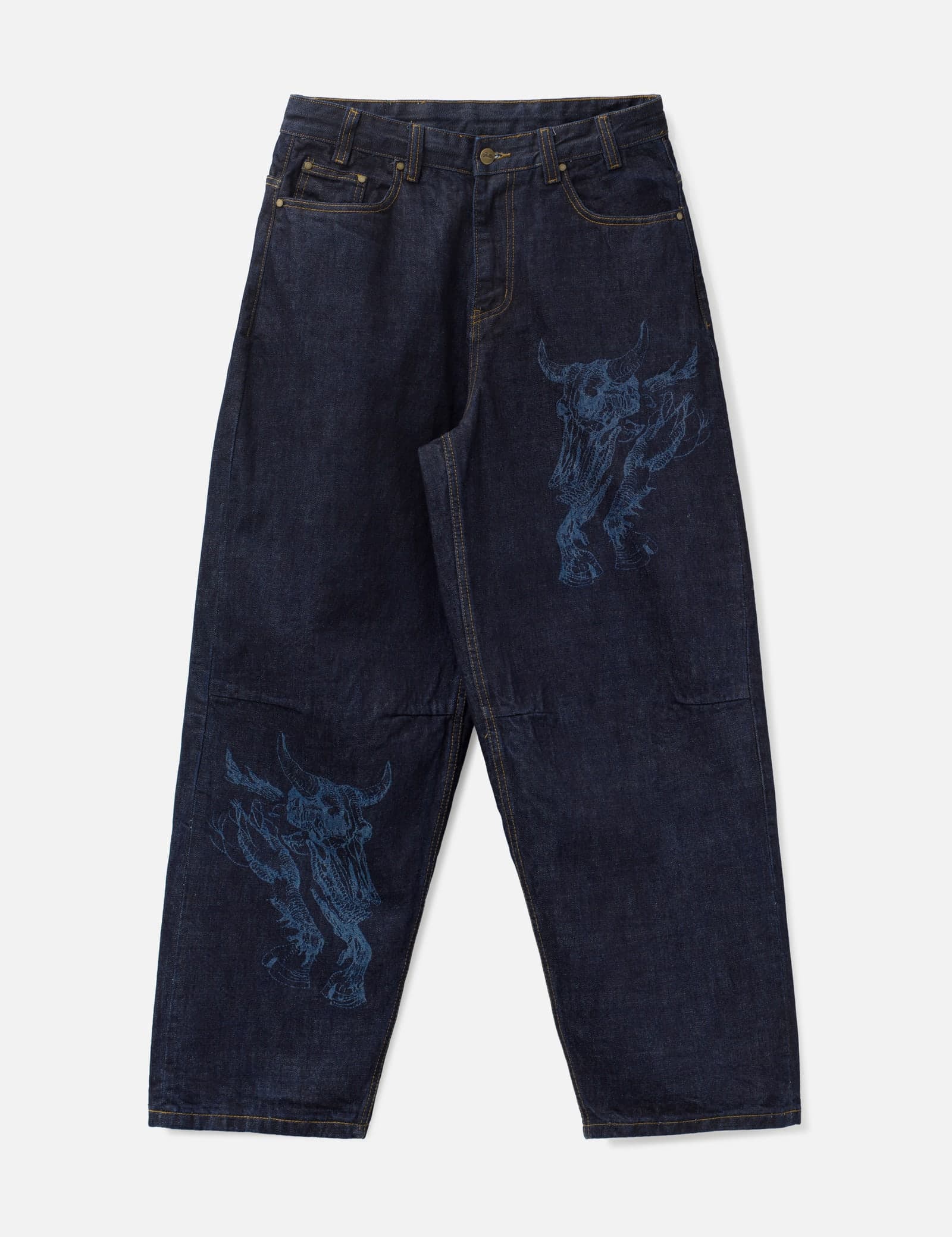 X Daniel Johnston Bull Selvedge Denim Jeans view 1
