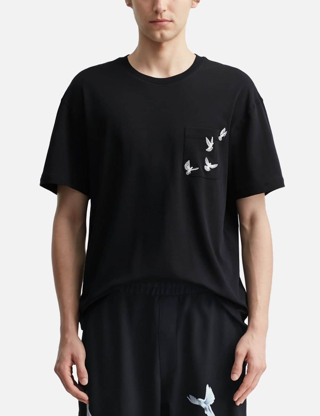 Doves Pocket T-Shirt view 3
