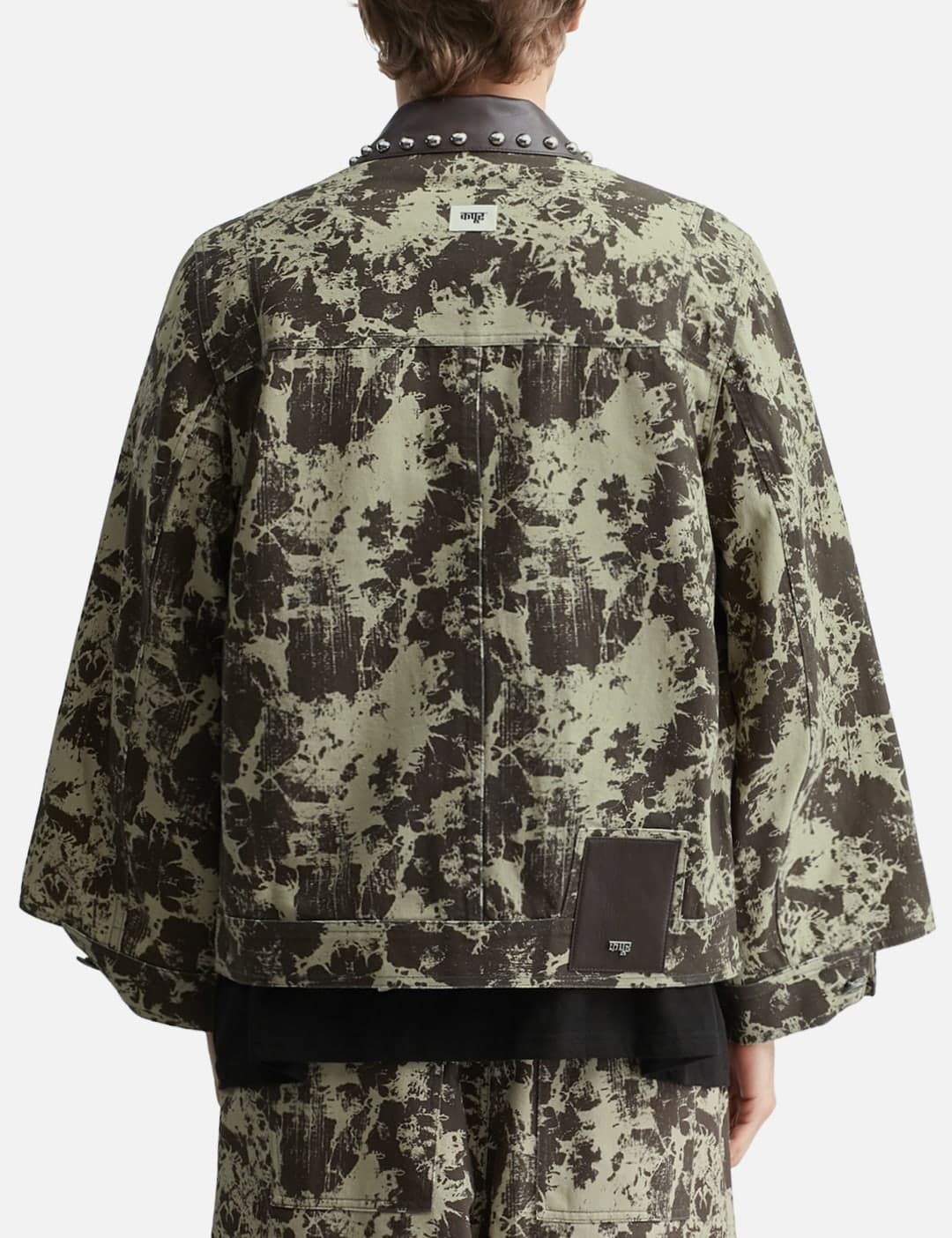 Distressed Effect Mix Media Jacket view 4
