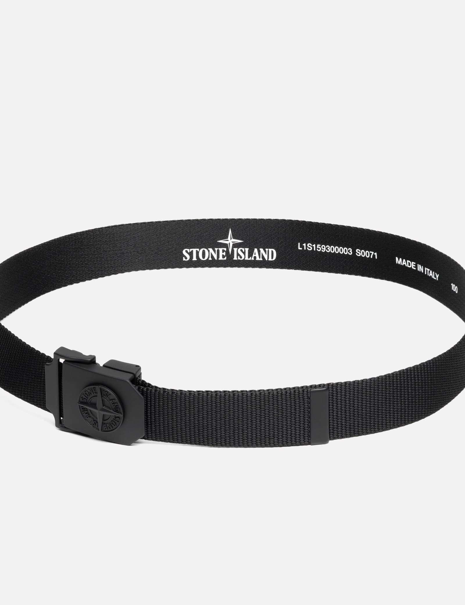 Nylon Tape Belt With Compass Logo Buckle — view 1