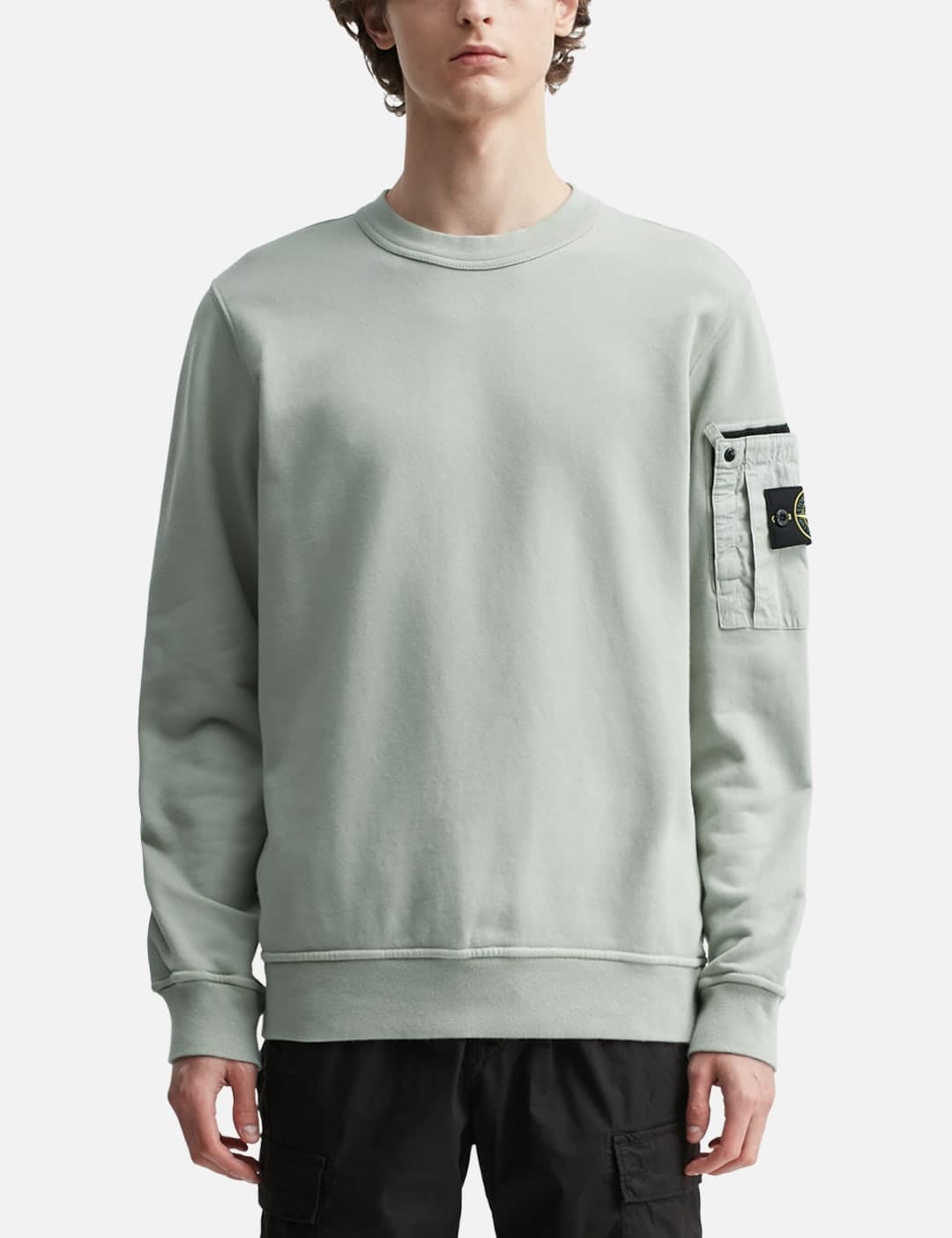 Cotton Fleece Crewneck Sweatshirt view 3