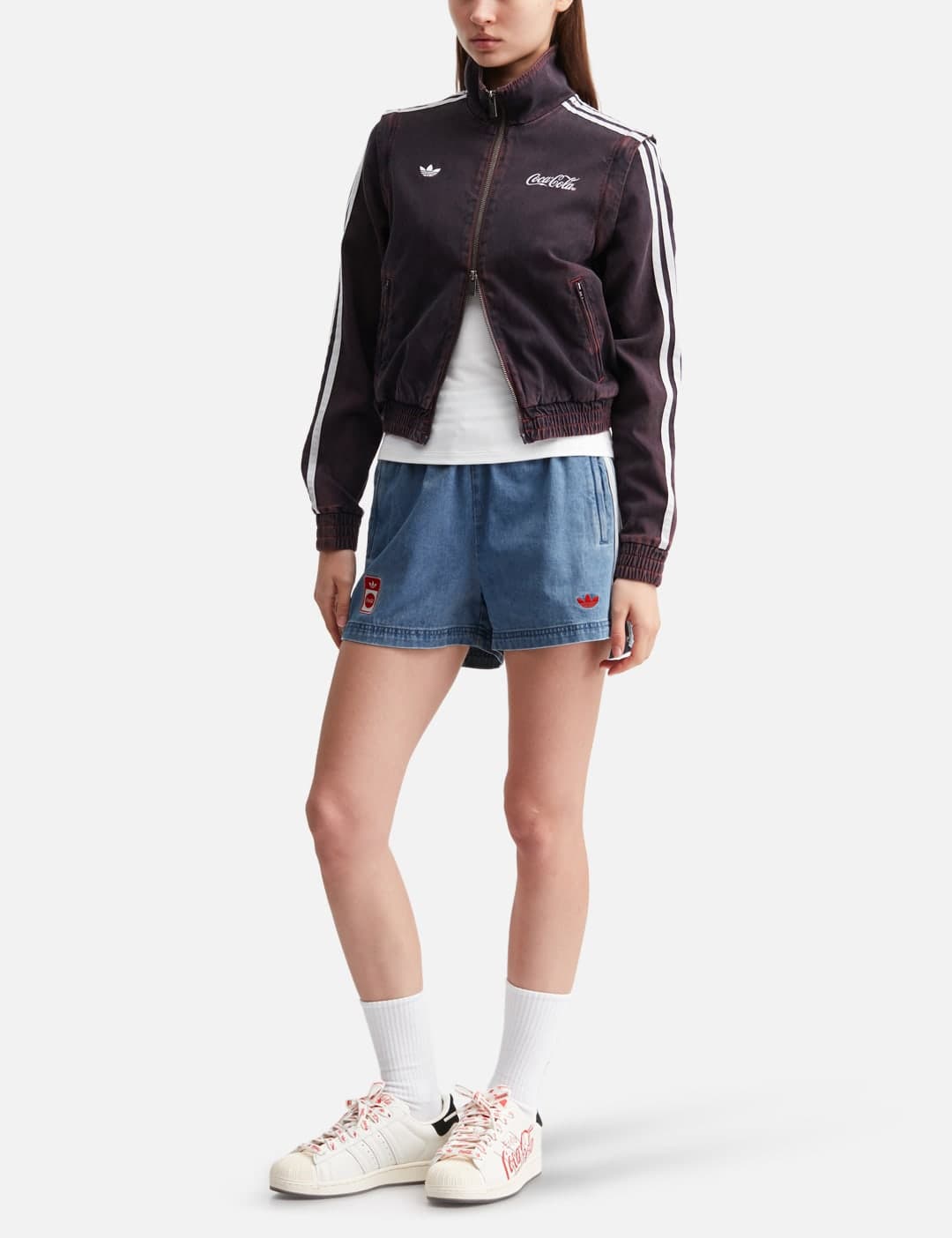 X Coca-Cola Firebird Reg Denim Track Top view 5