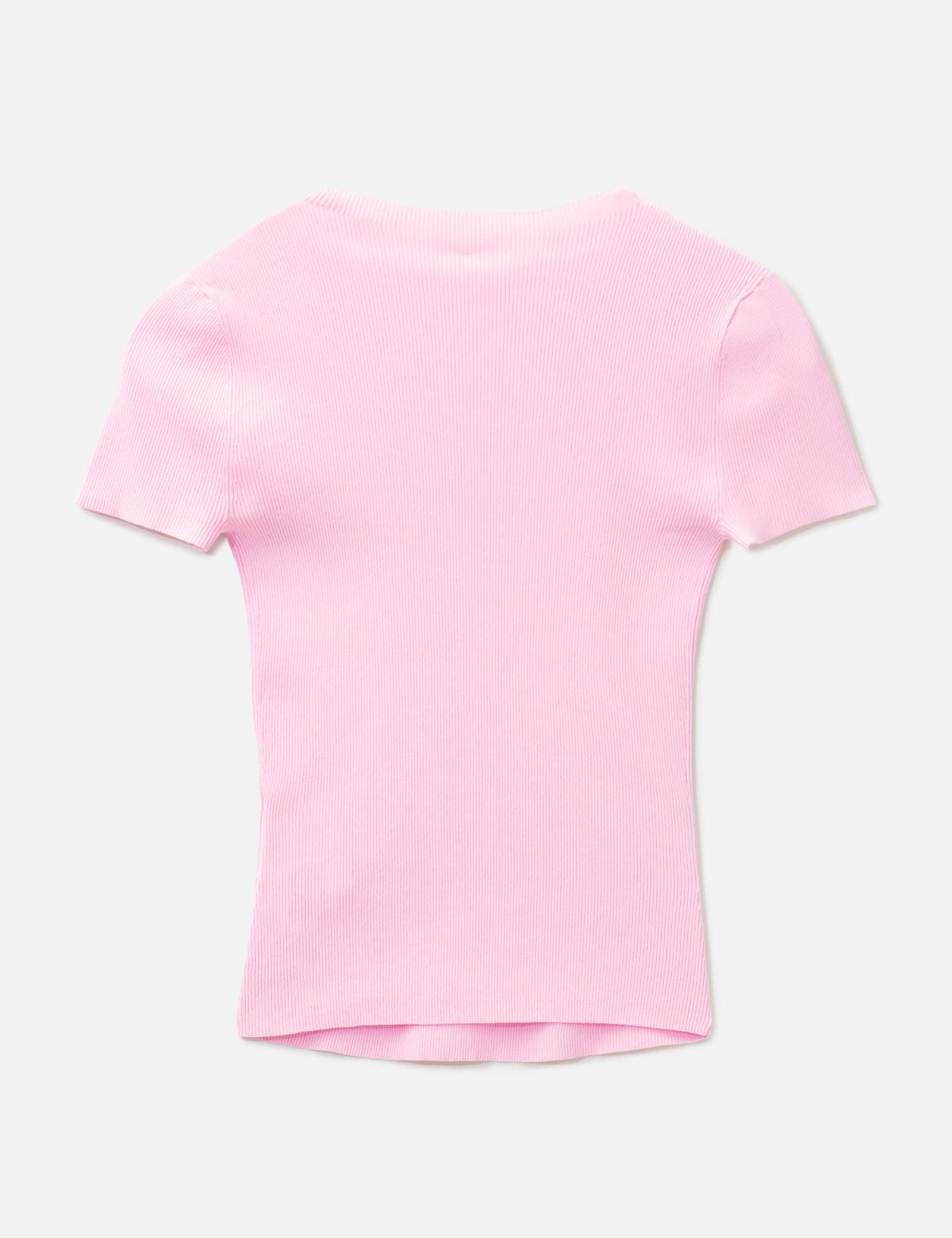 Knit Logo Short Sleeves T-Shirt view 2