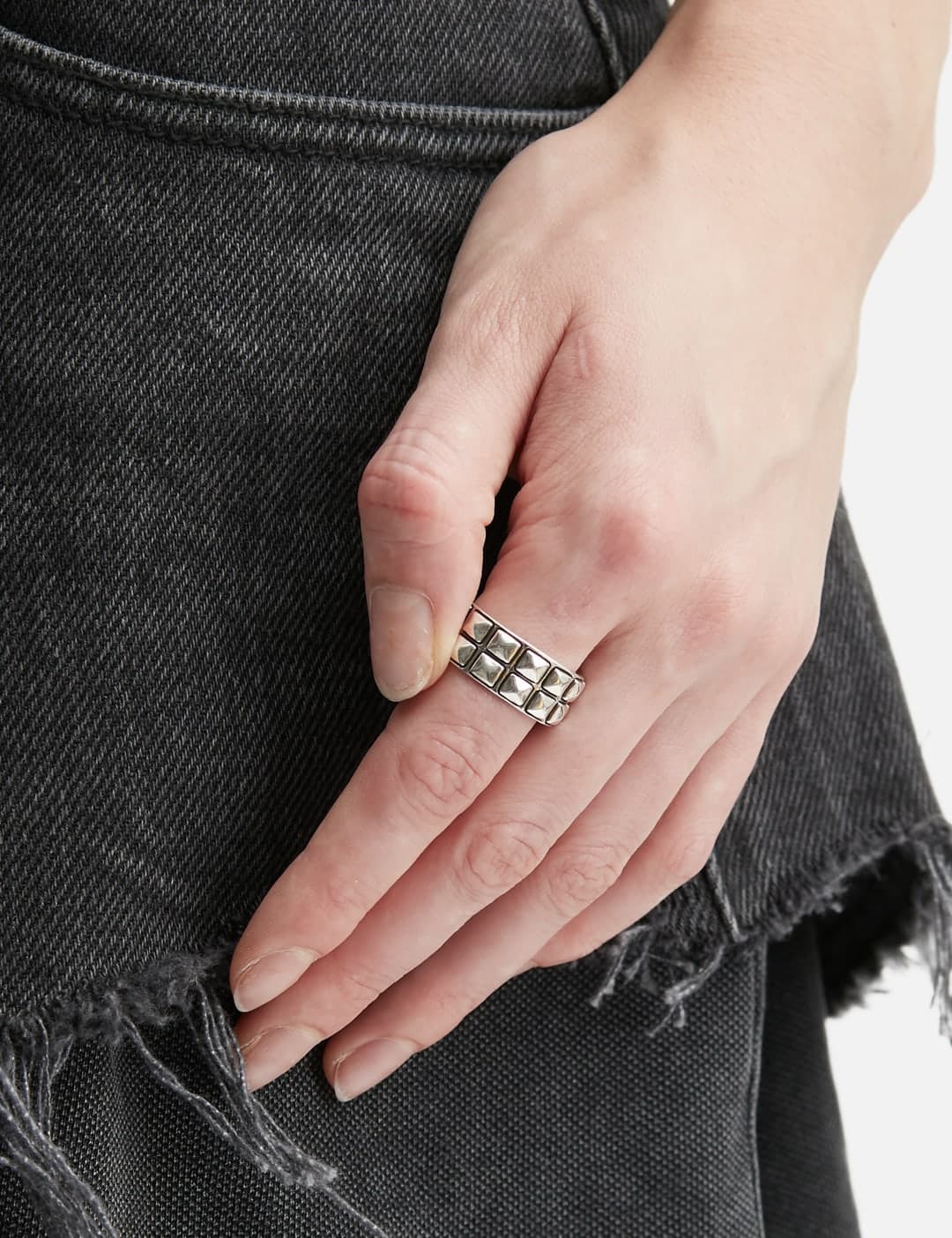 Double Studded Ring