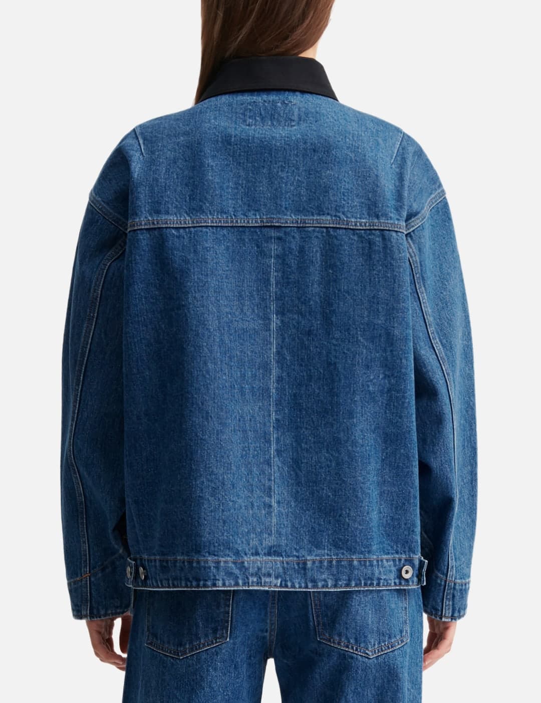 Bandana Embroidery Denim Jacket view 3