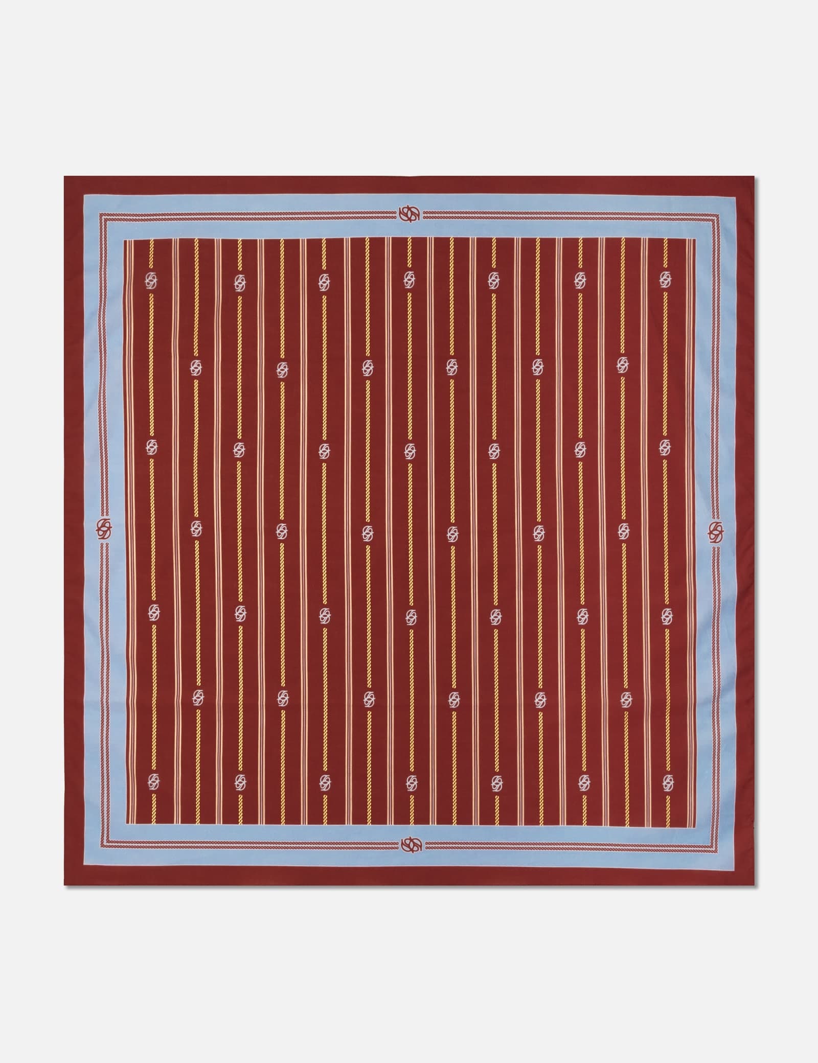 Foulard Rayure Monogramme