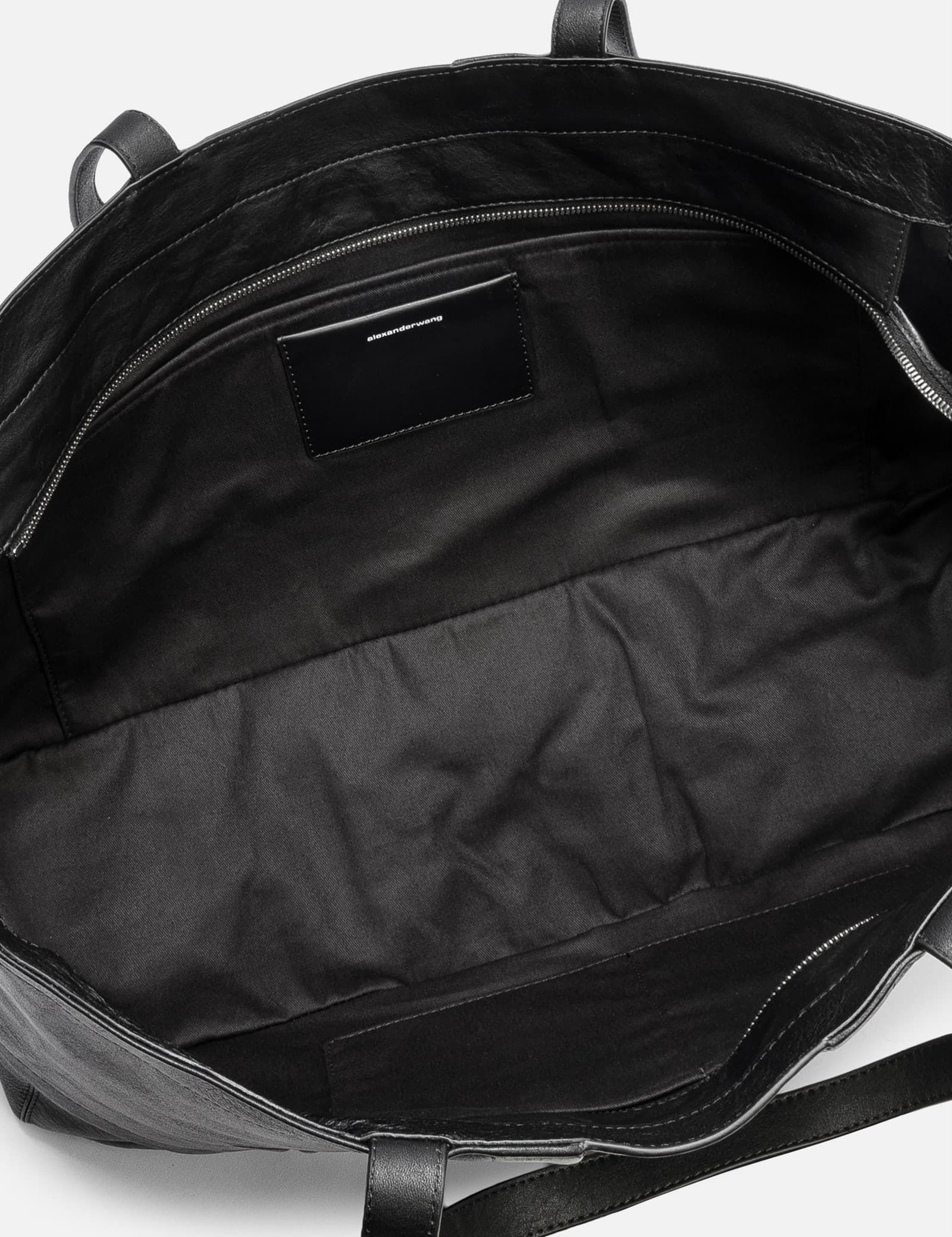 Pack Tote In Leather Large view 3