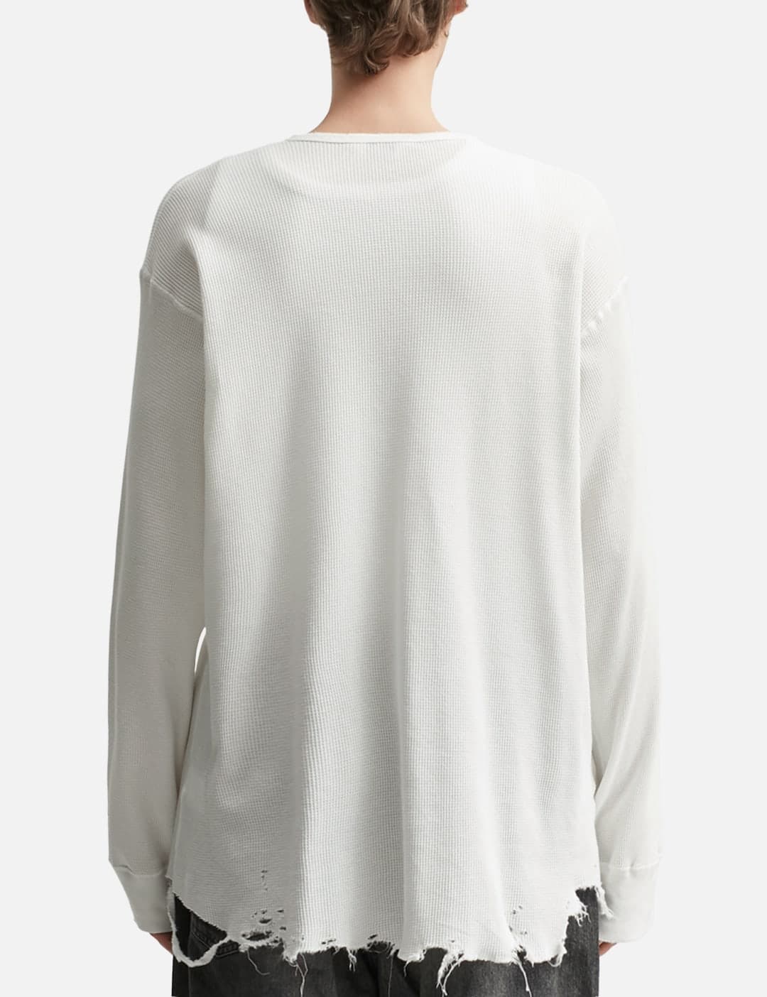 Damage Waffle Crew Long Sleeves T-Shirt view 4