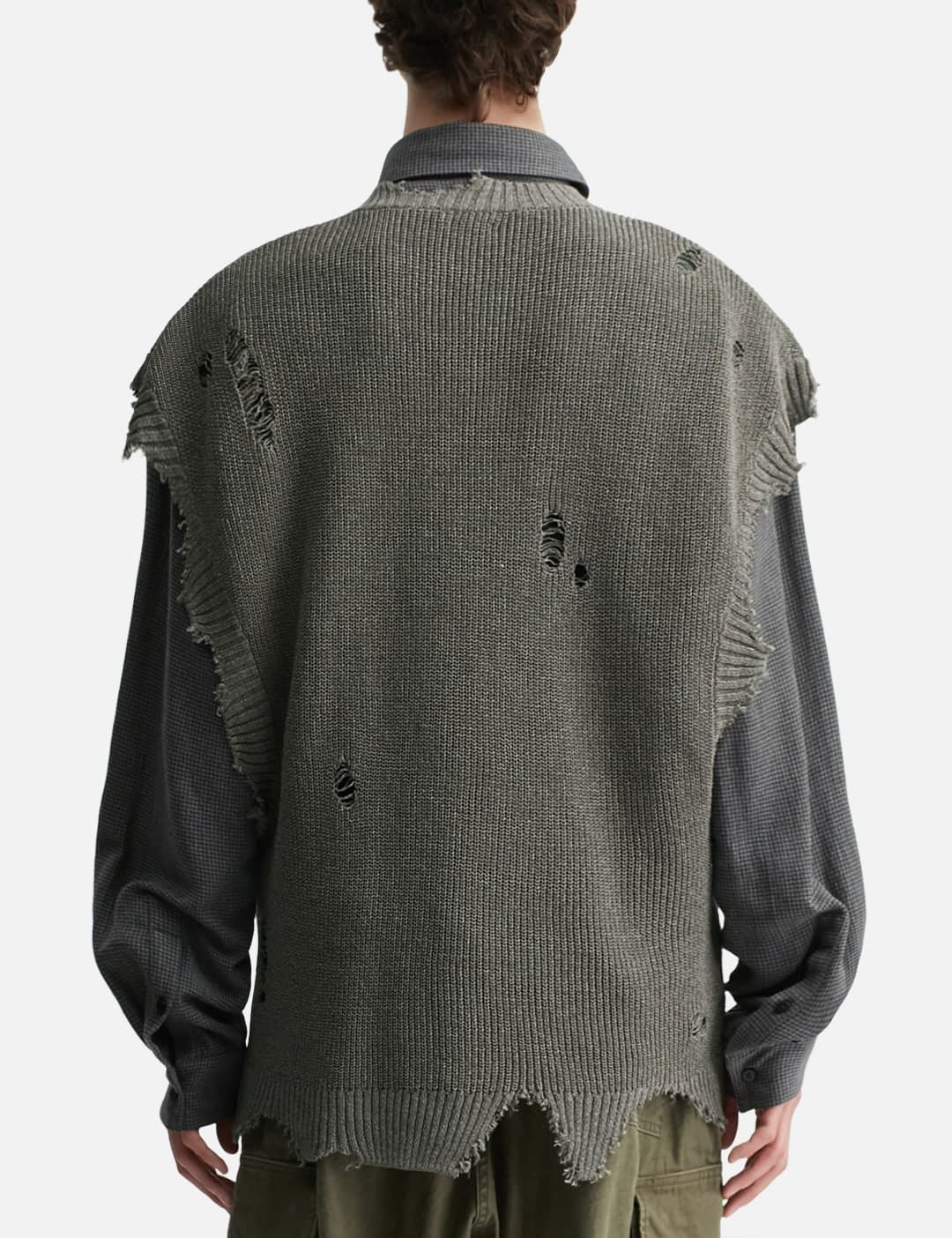 Destroyed Knit Vest view 3