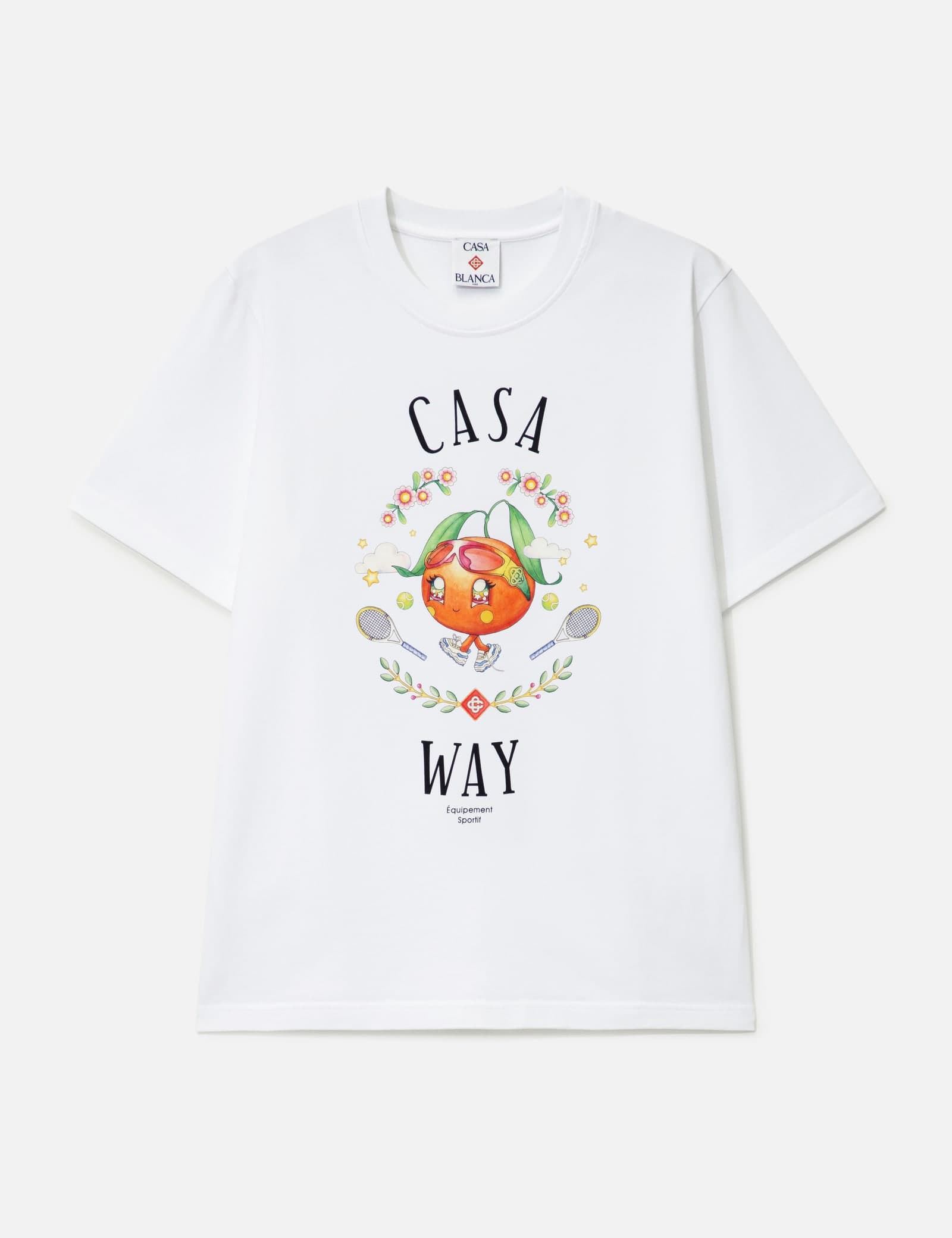 Casa Way Orange Mascot Short Sleeve T-Shirt view 1