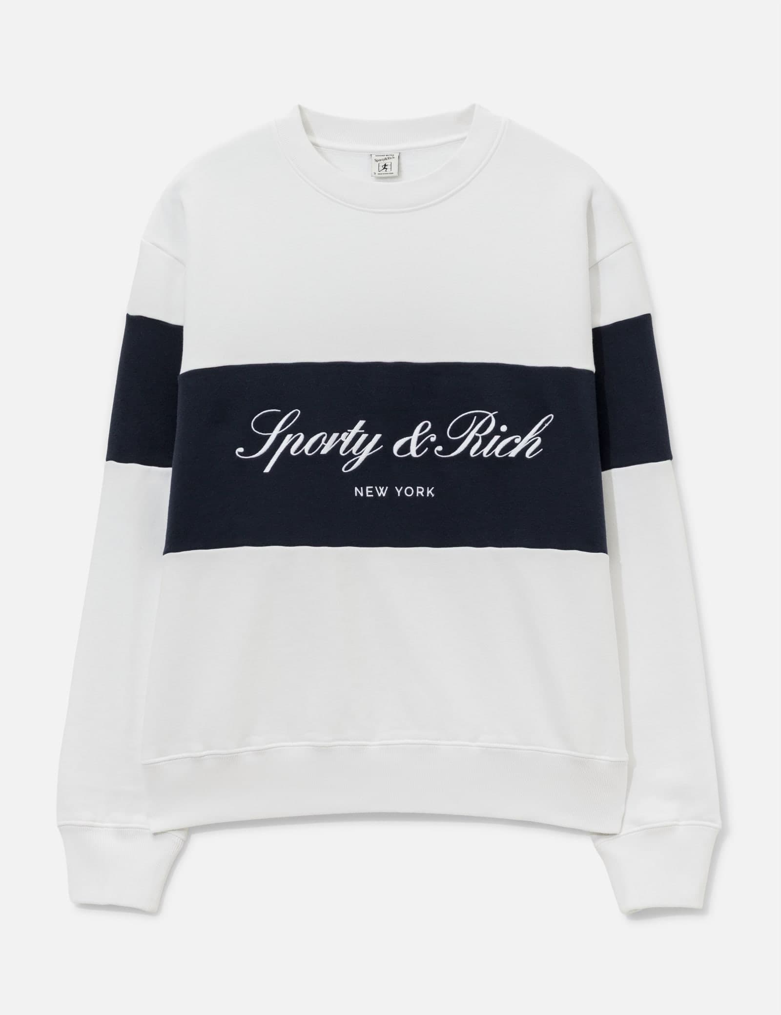 Signature Logo Block Crewneck view 1